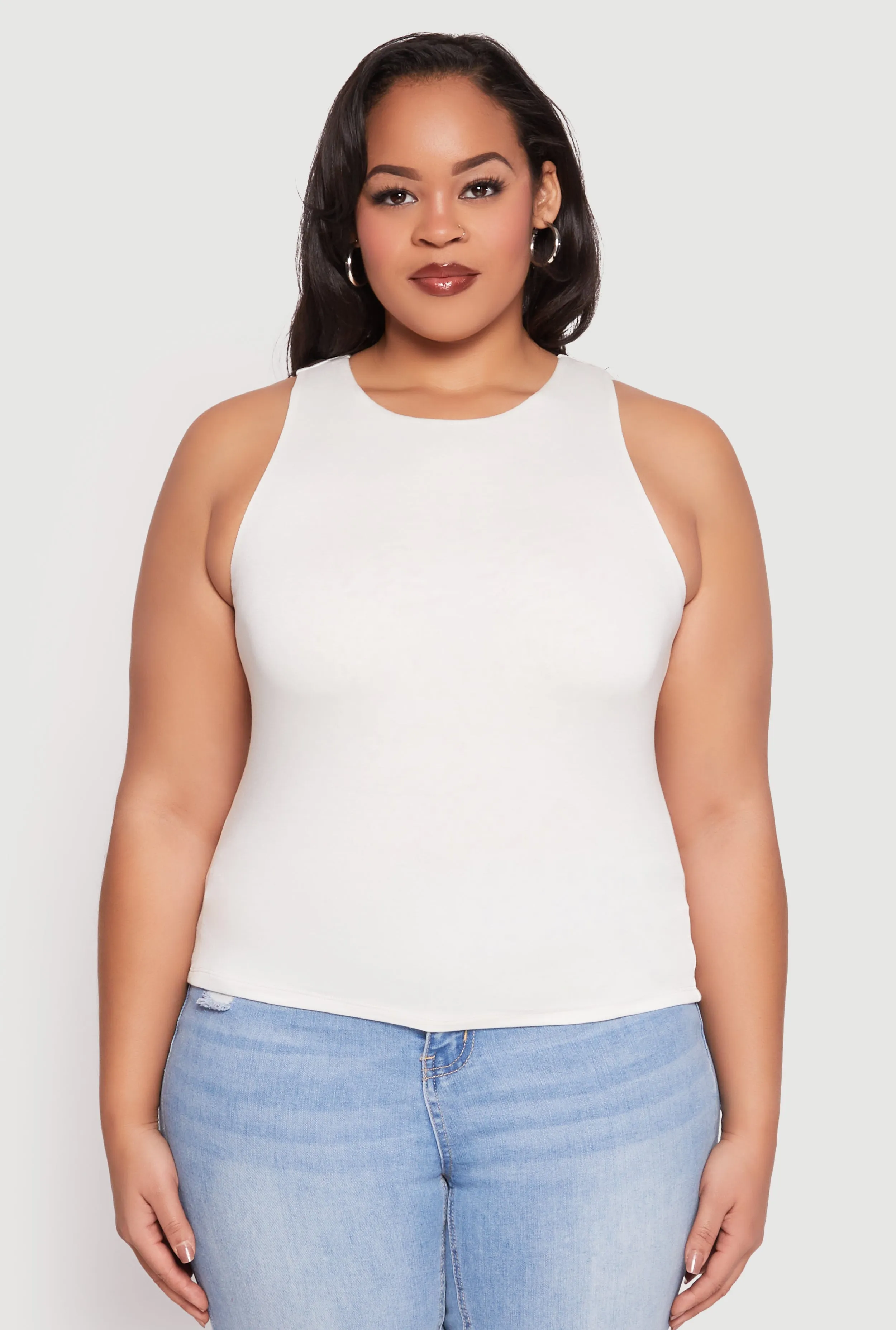 Plus Size Double Layer Tank Top sold by Rainbow product image thumbnail 2