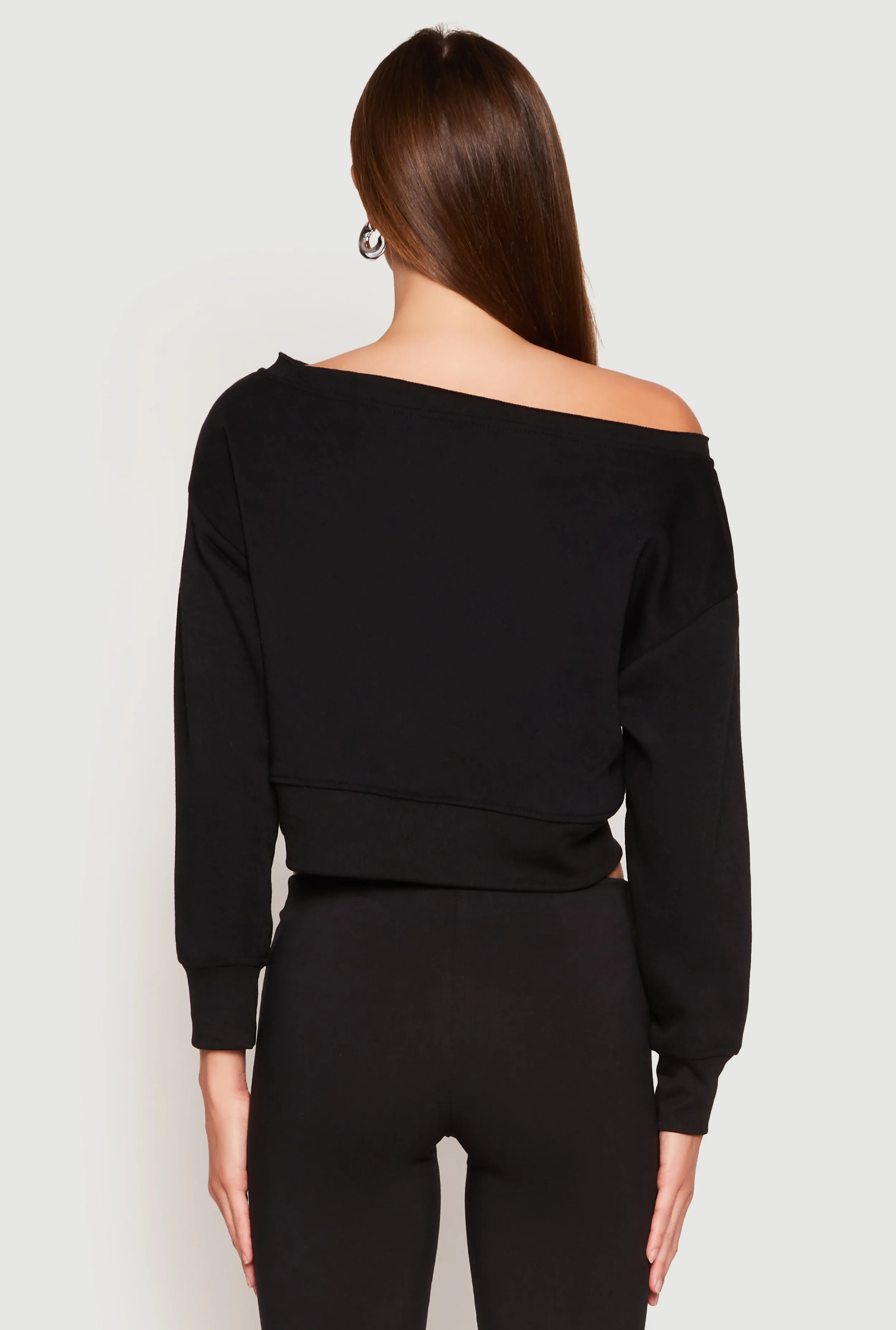 Off The Shoulder Sweatshirt sold by Rainbow product image thumbnail 5