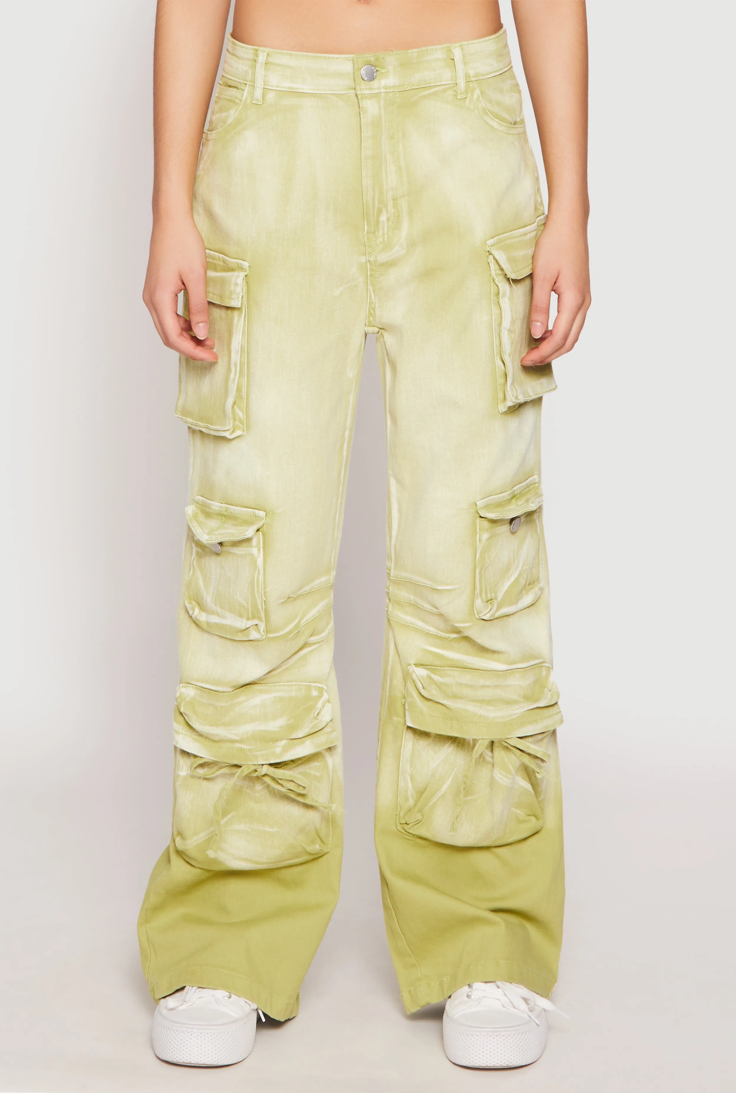 Daisy Mineral Wash Cargo Baggy Jeans sold by Rainbow product image thumbnail 3