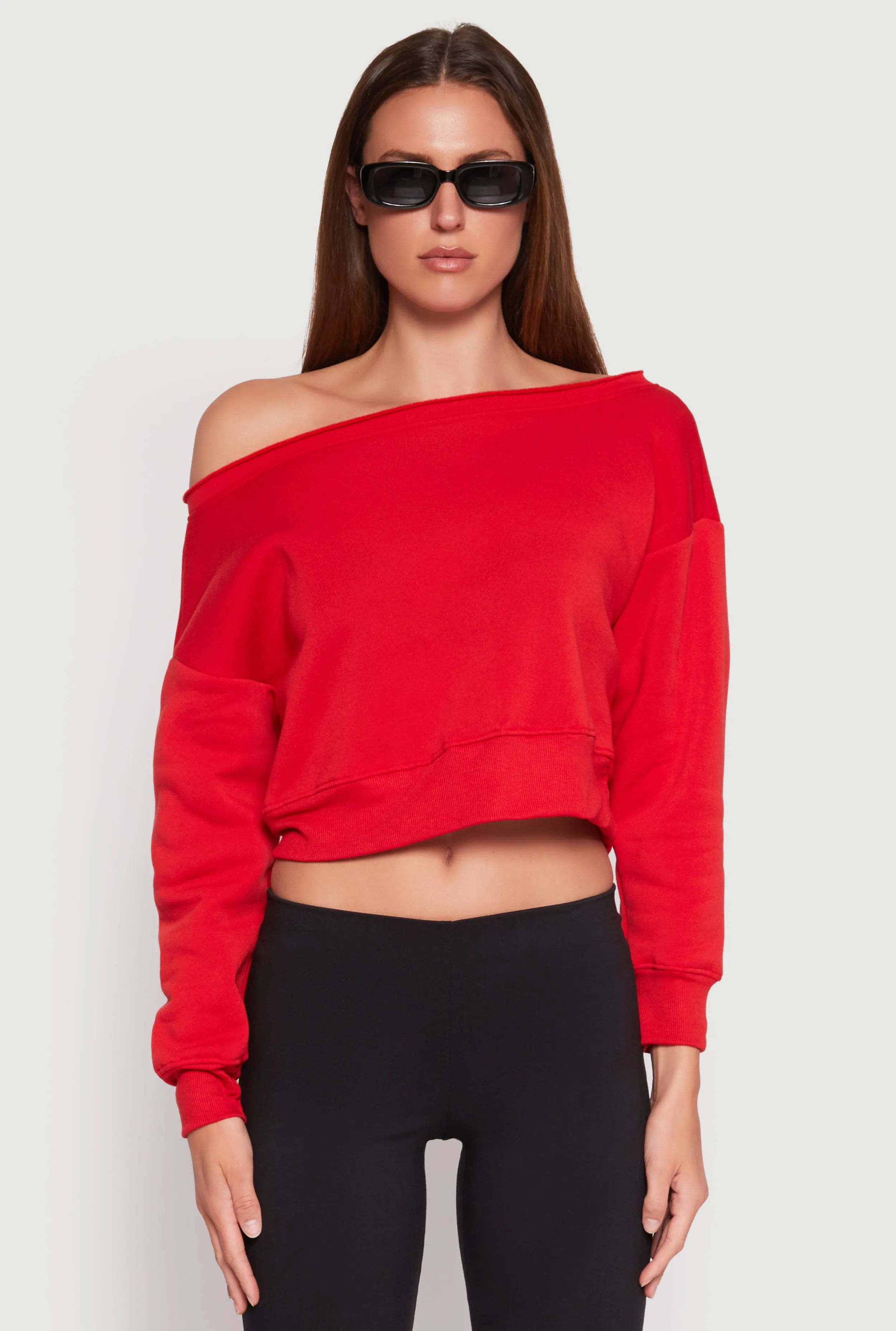 Off The Shoulder Sweatshirt sold by Rainbow product image thumbnail 2