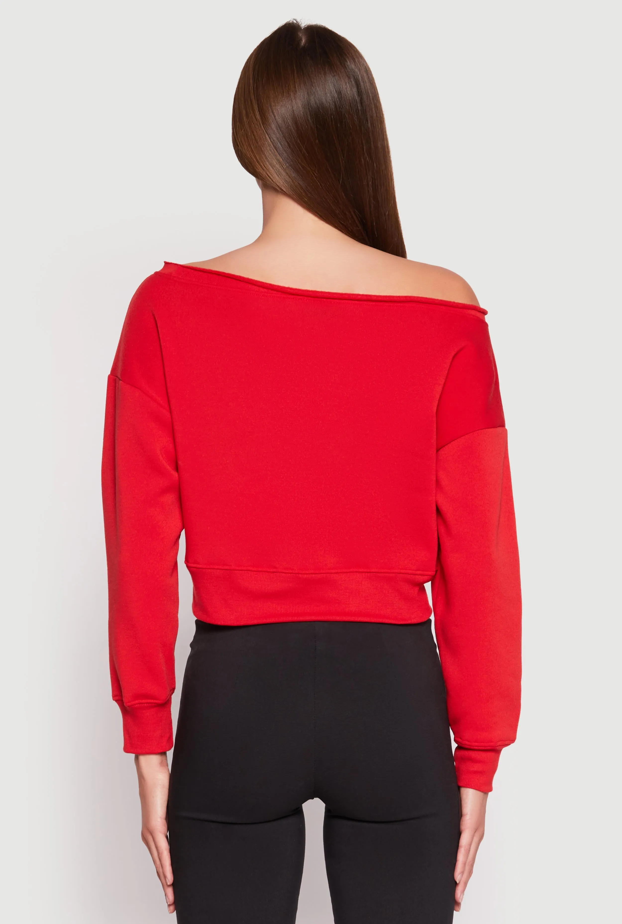 Off The Shoulder Sweatshirt sold by Rainbow product image thumbnail 5