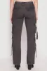 Acid Wash Low Rise Cargo Jeans sold by Rainbow