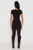Ruched Short Sleeve Mini Dress sold by Rainbow