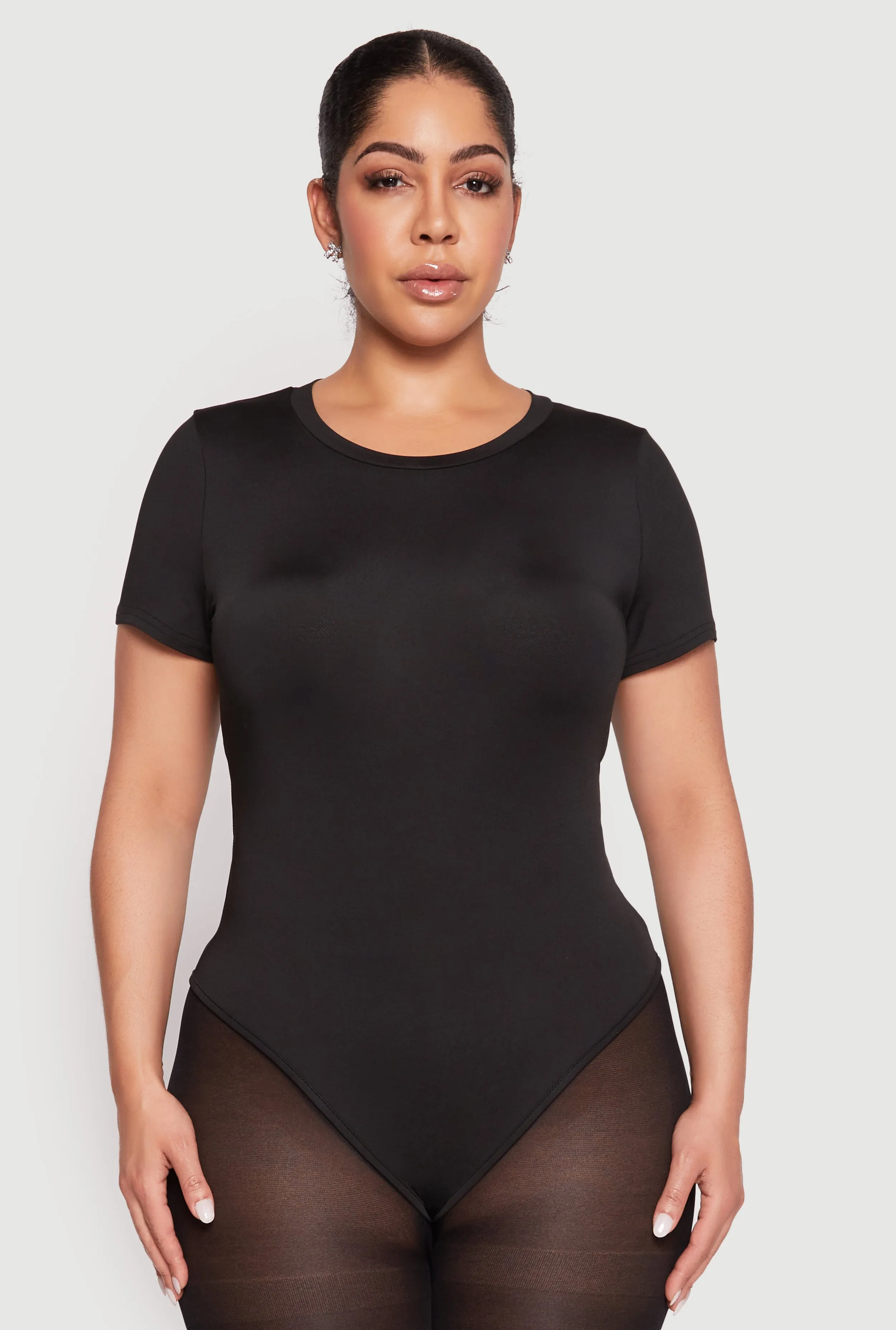 Plus Size Daisy Crew Neck Bodysuit sold by Rainbow product image thumbnail 2