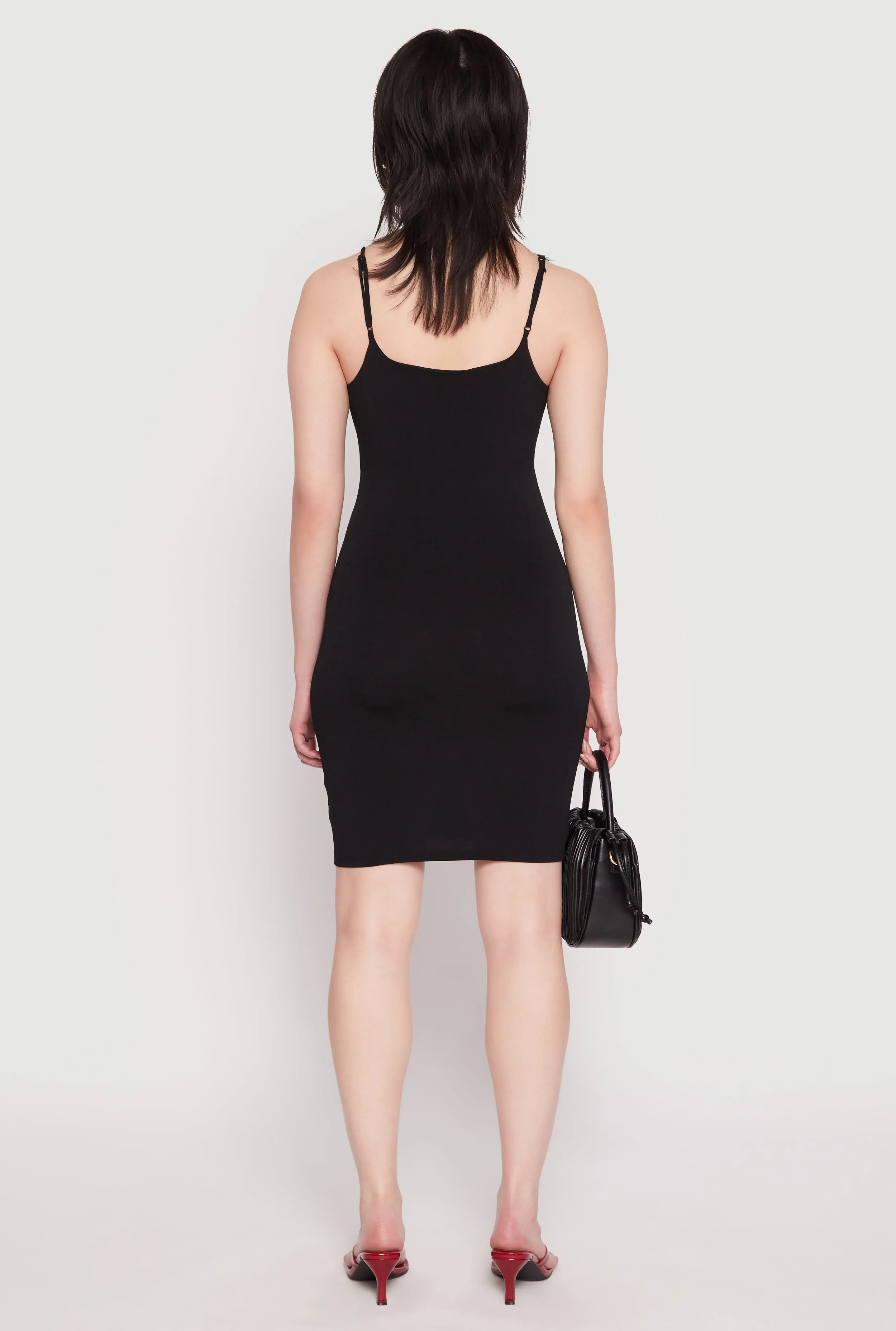 Crepe Knit Scoop Neck Cami Dress sold by Rainbow product image thumbnail 3