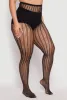 Plus Size Patterned Fishnet Tights sold by Rainbow