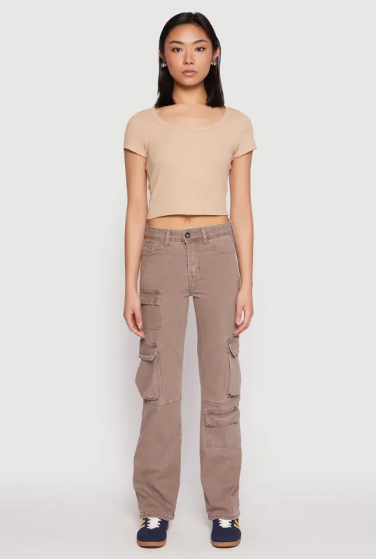 VIP Straight Leg Cargo Pocket Jeans sold by Rainbow