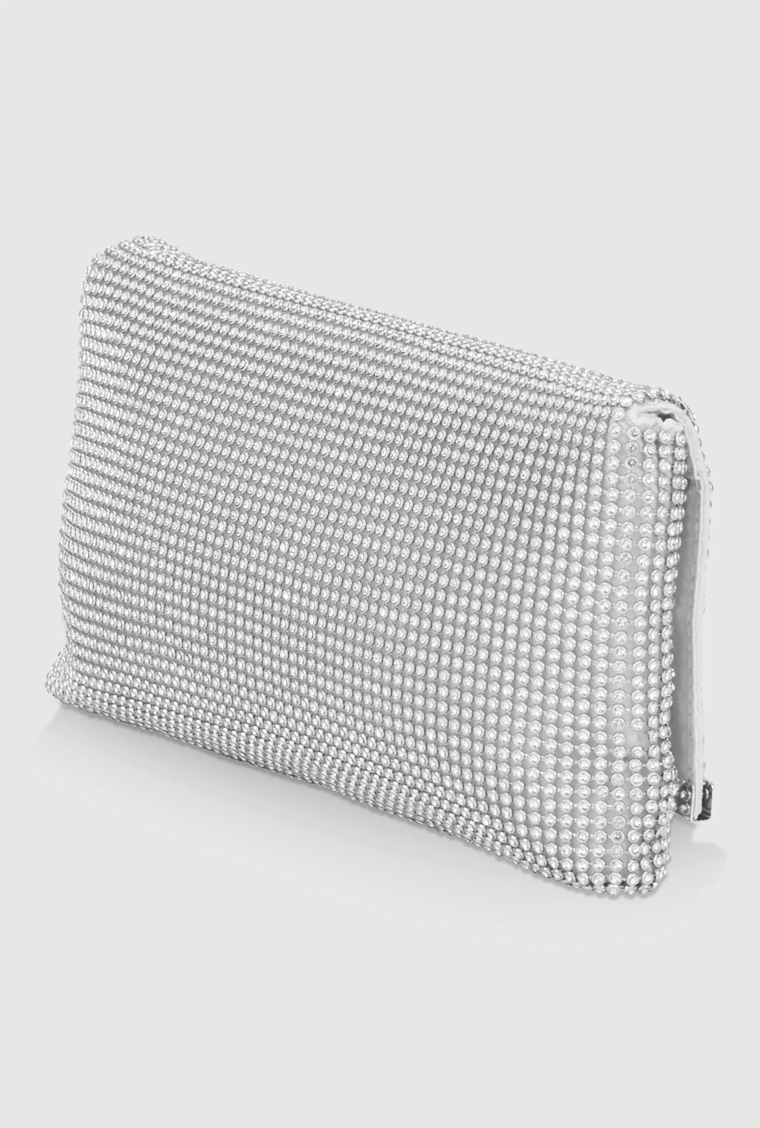 Rhinestone Studded Satin Fold Over Clutch sold by Rainbow product image thumbnail 3