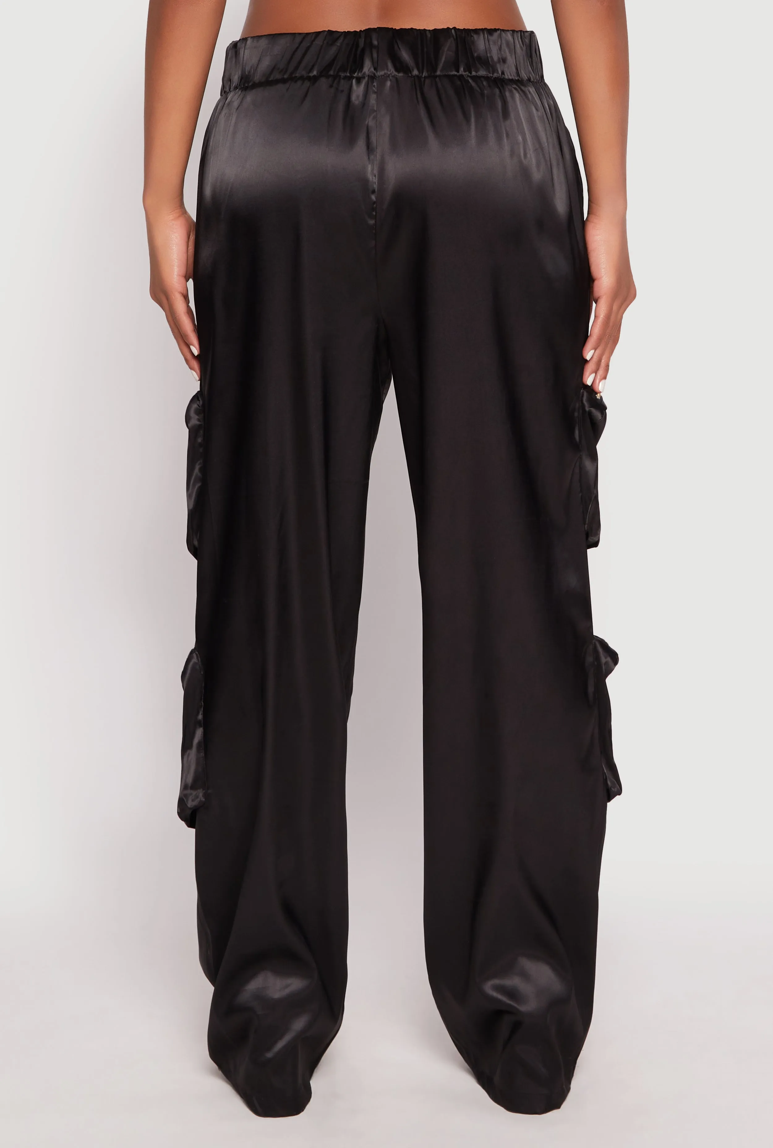 Satin Zip Cargo Pants sold by Rainbow product image thumbnail 5
