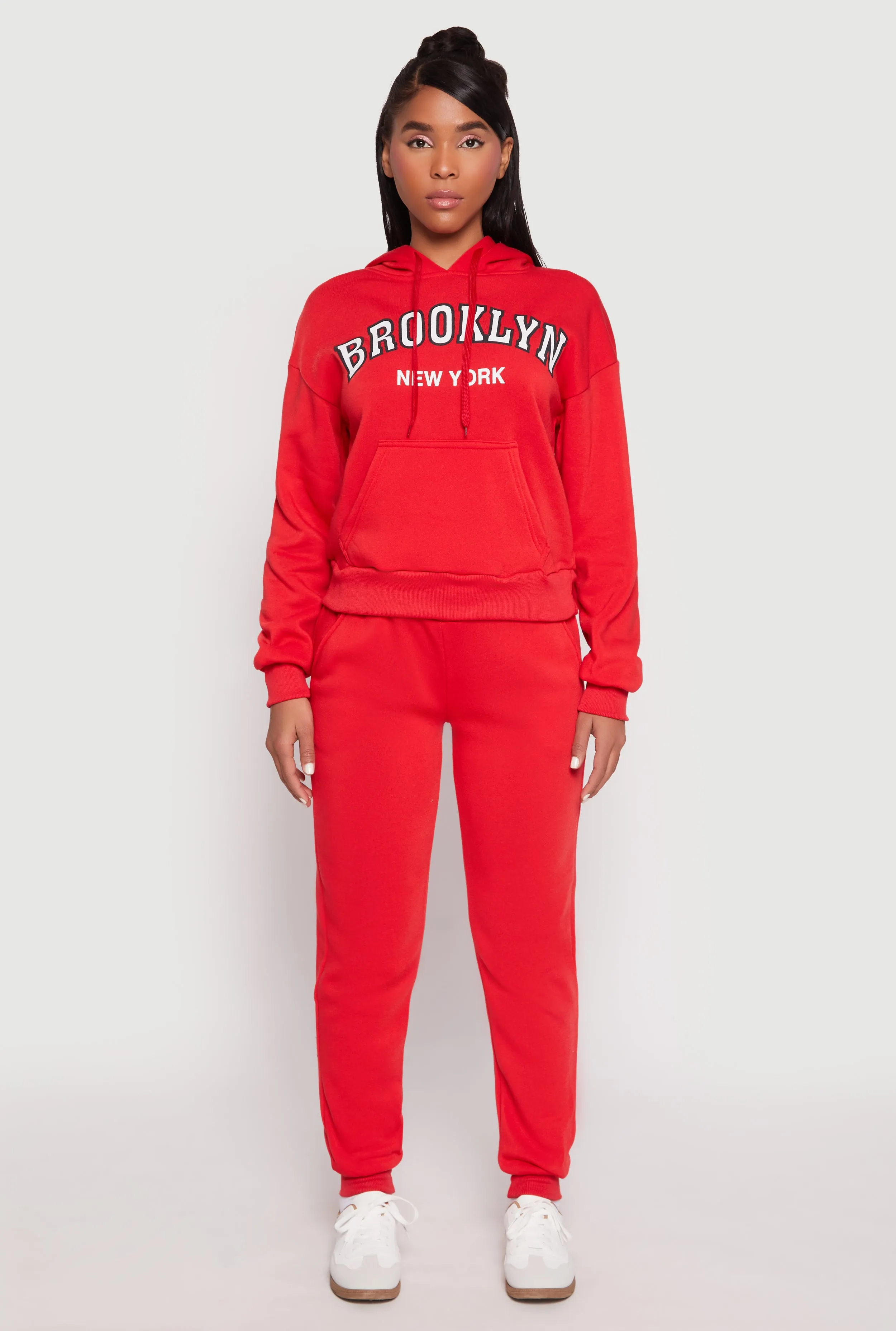 Fleece Brooklyn Pullover Hoodie sold by Rainbow product image thumbnail 2