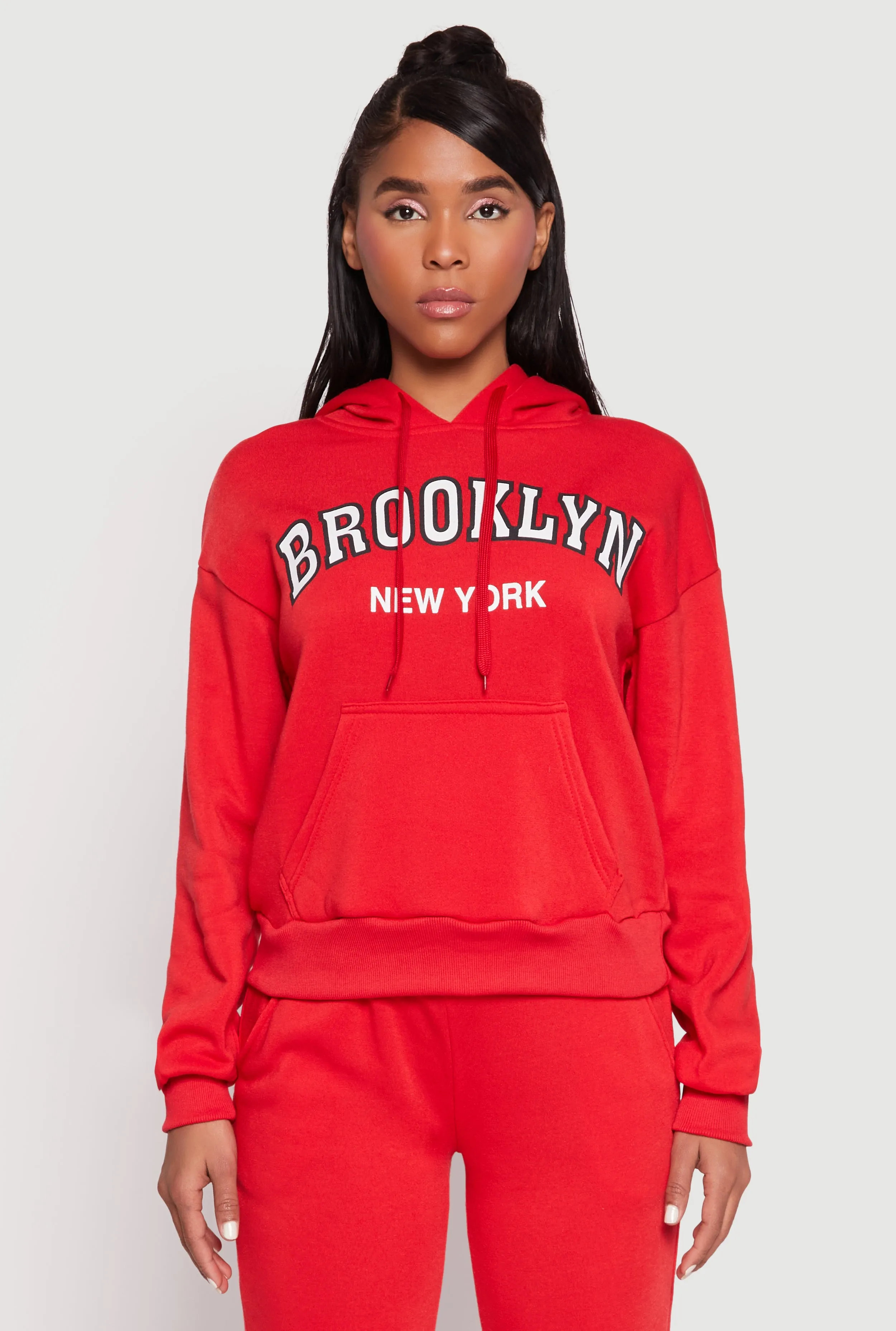 Fleece Brooklyn Pullover Hoodie sold by Rainbow
