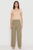Waffle Knit Short Sleeve Crop Top sold by Rainbow