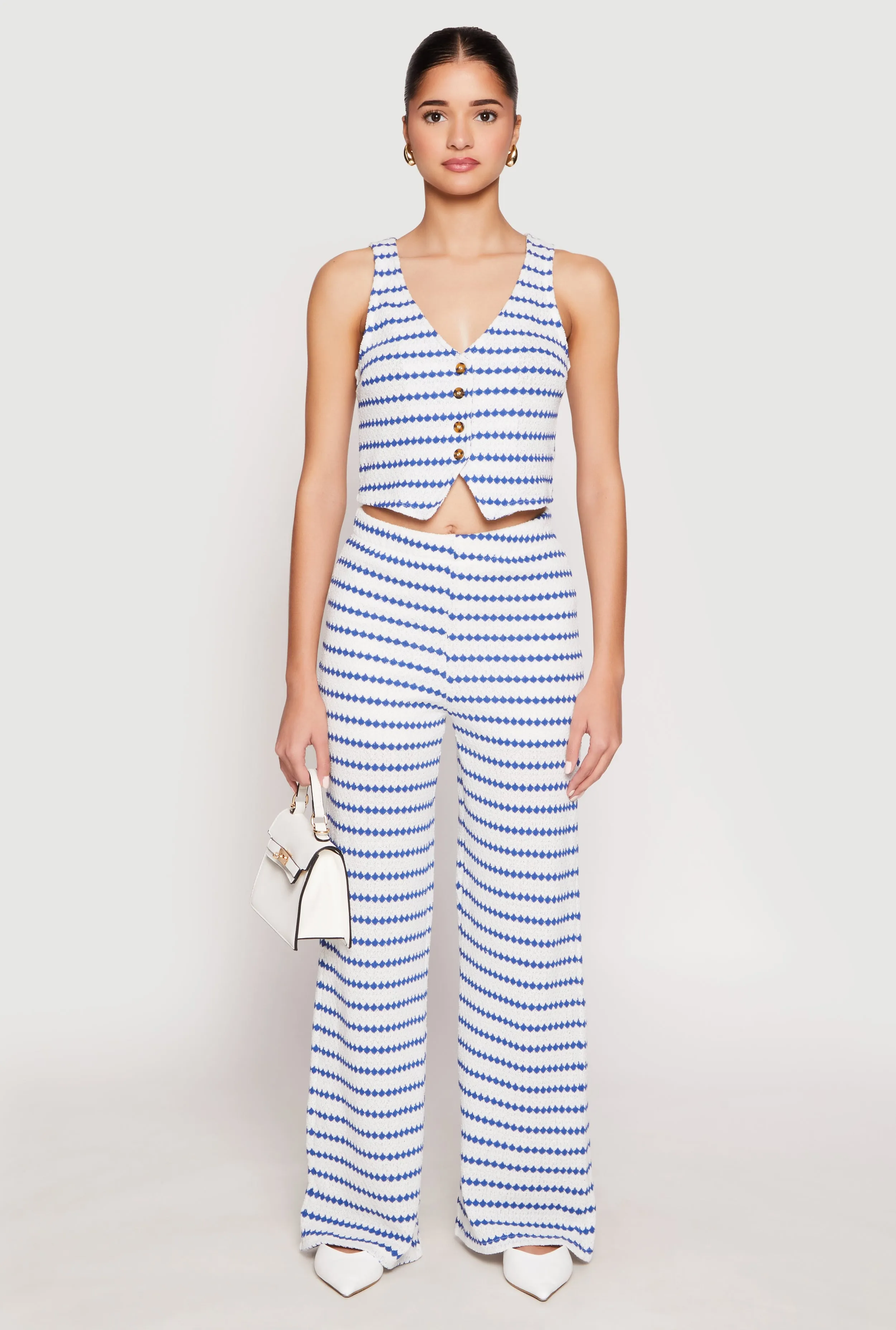 Madden Girl Crochet Wide Leg Pants sold by Rainbow