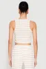Madden Girl Crochet Striped Vest sold by Rainbow