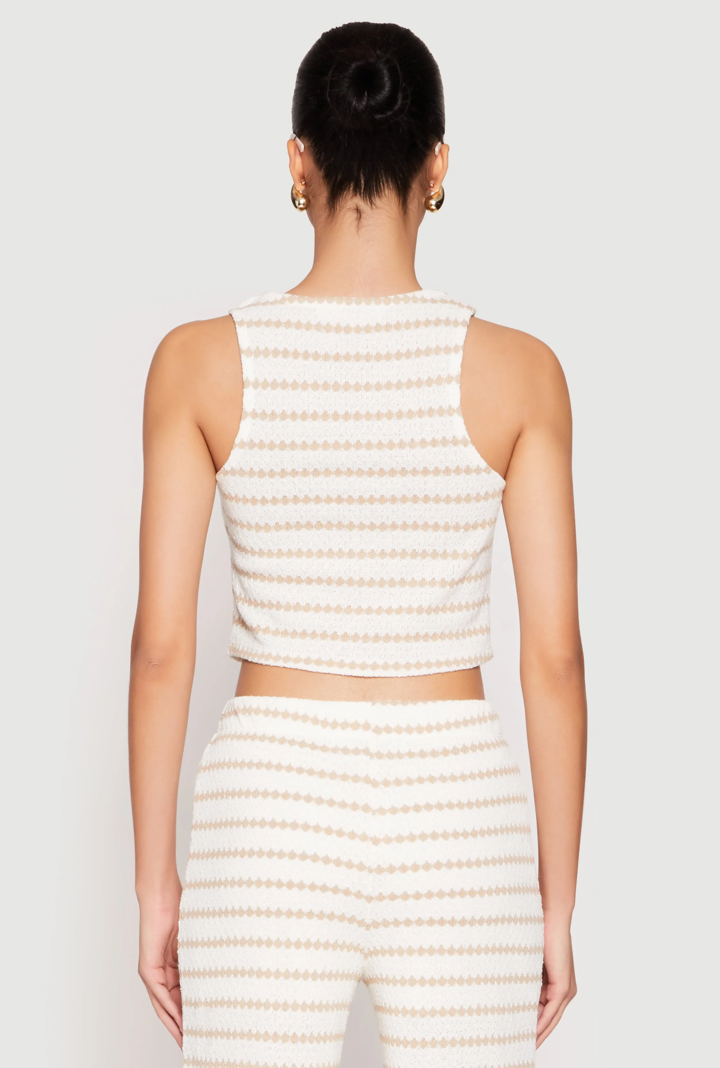 Madden Girl Crochet Striped Vest sold by Rainbow product image thumbnail 5