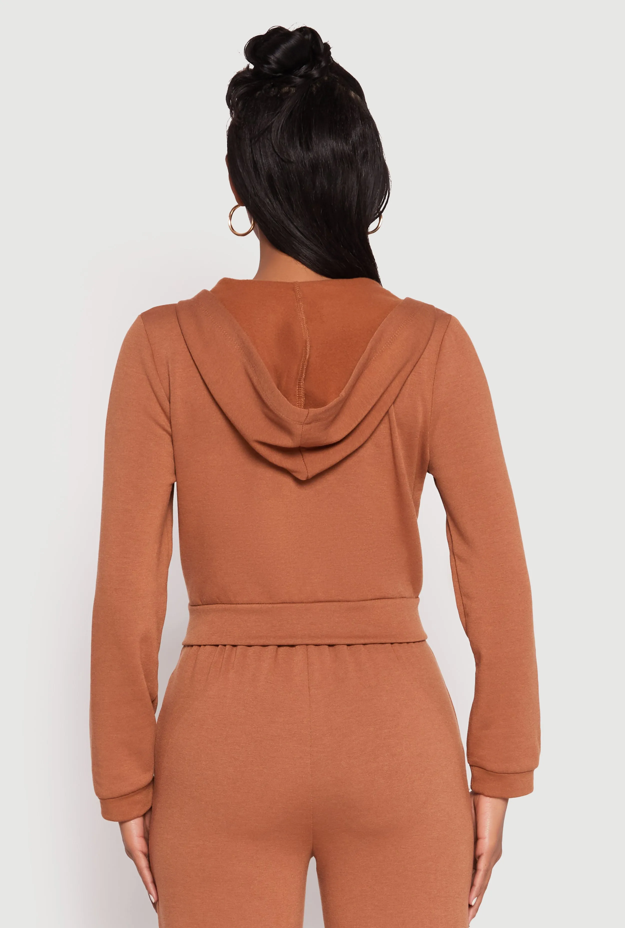 Iris Zip Front Cropped Hoodie sold by Rainbow product image thumbnail 5