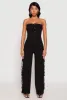 Daisy Denim Button Front Cargo Jumpsuit sold by Rainbow
