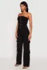 Daisy Denim Button Front Cargo Jumpsuit sold by Rainbow