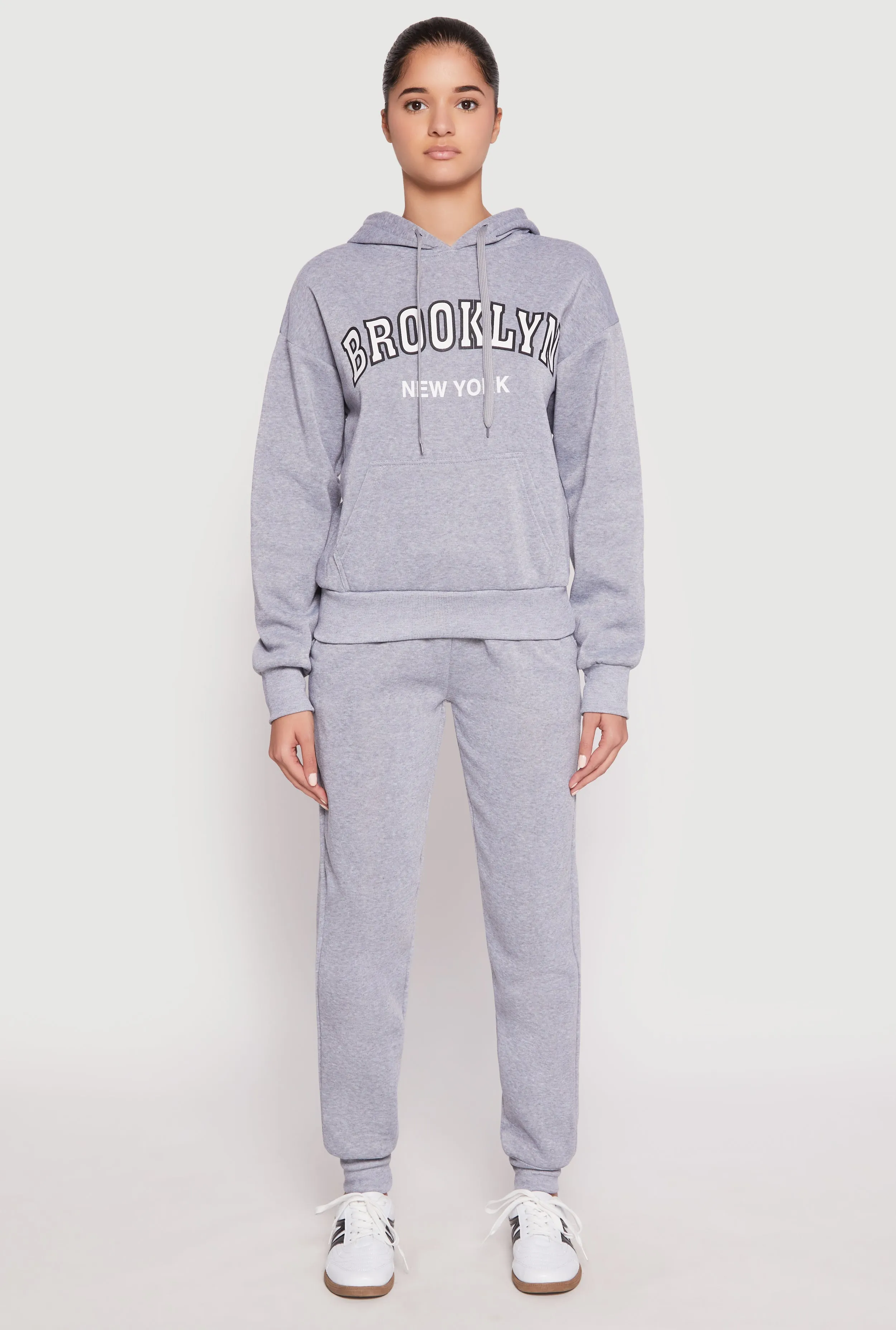 Fleece Brooklyn Pullover Hoodie sold by Rainbow product image thumbnail 2