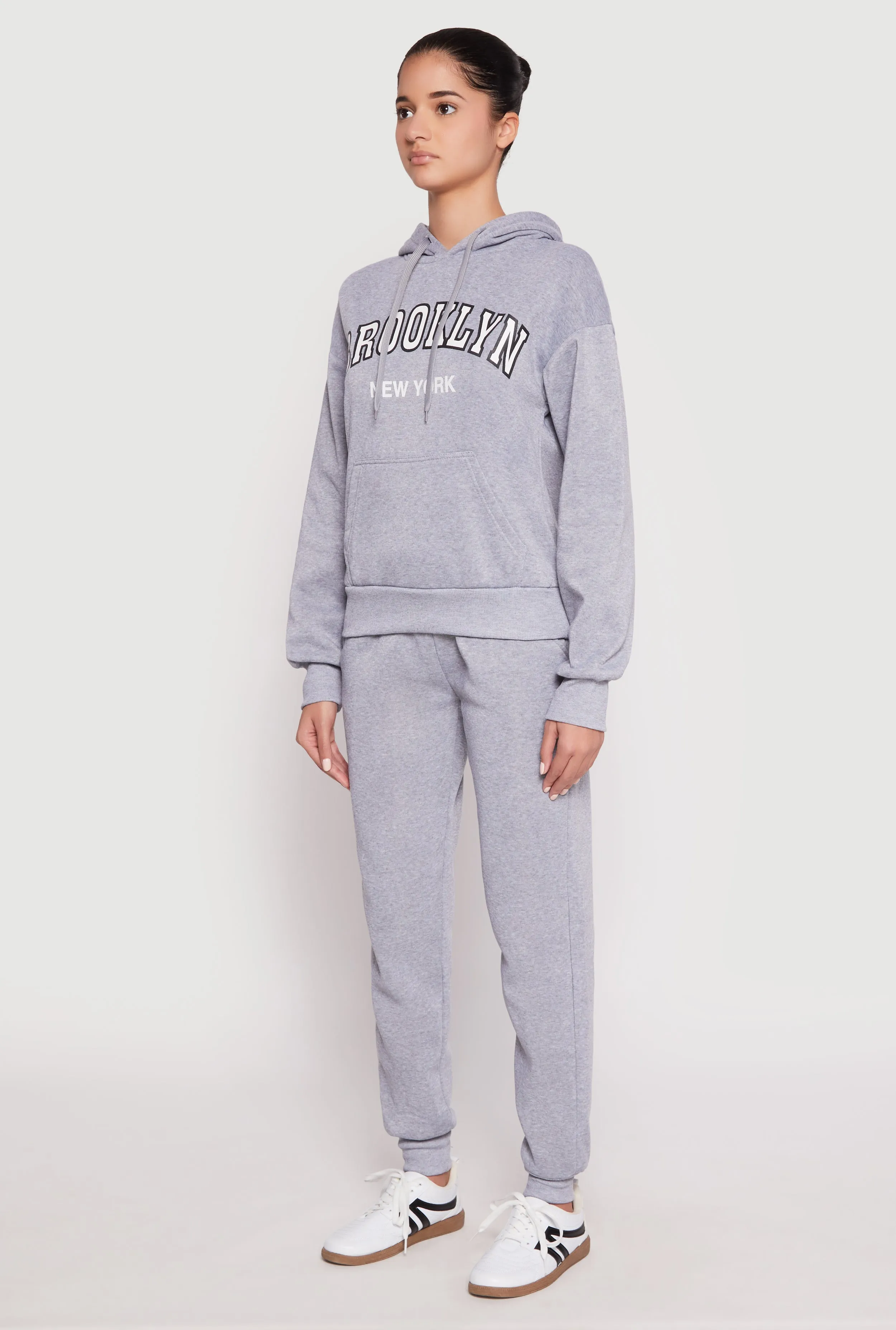 Fleece Brooklyn Pullover Hoodie sold by Rainbow product image thumbnail 3