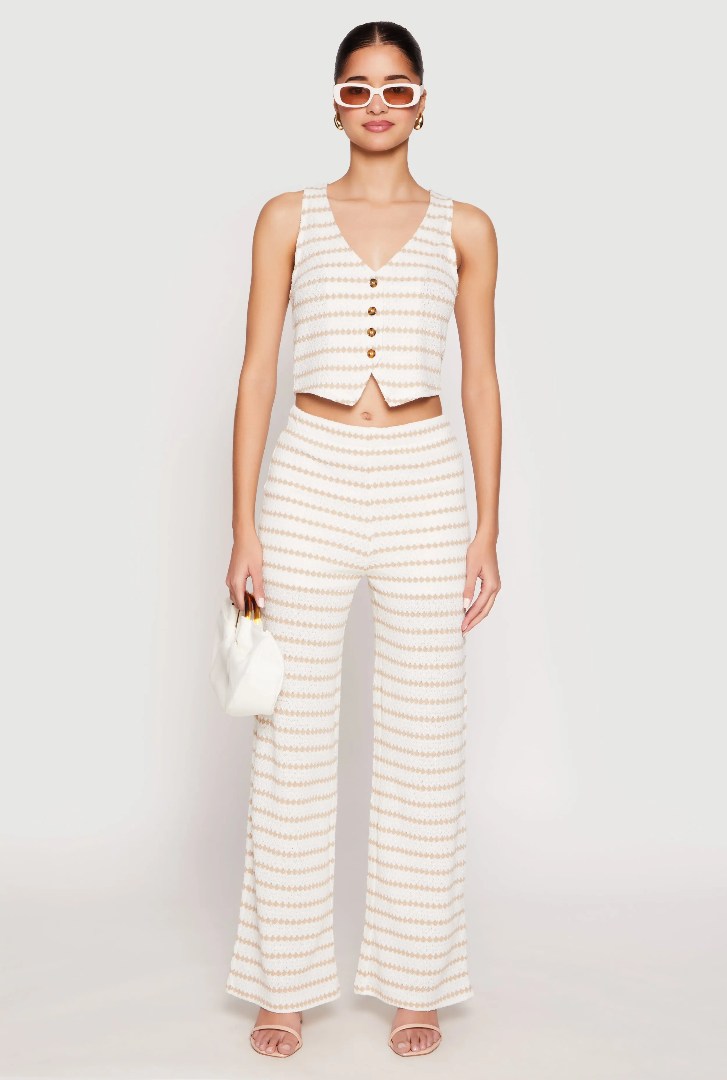 Madden Girl Crochet Wide Leg Pants sold by Rainbow