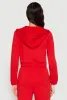 Iris Zip Front Cropped Hoodie sold by Rainbow