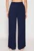 Airy Crepe Knit Wide Leg Dress Pants sold by Rainbow