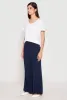 Airy Crepe Knit Wide Leg Dress Pants sold by Rainbow