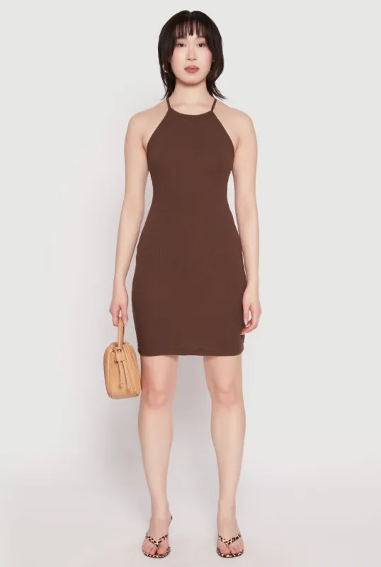 High Neck Cami Mini Dress sold by Rainbow