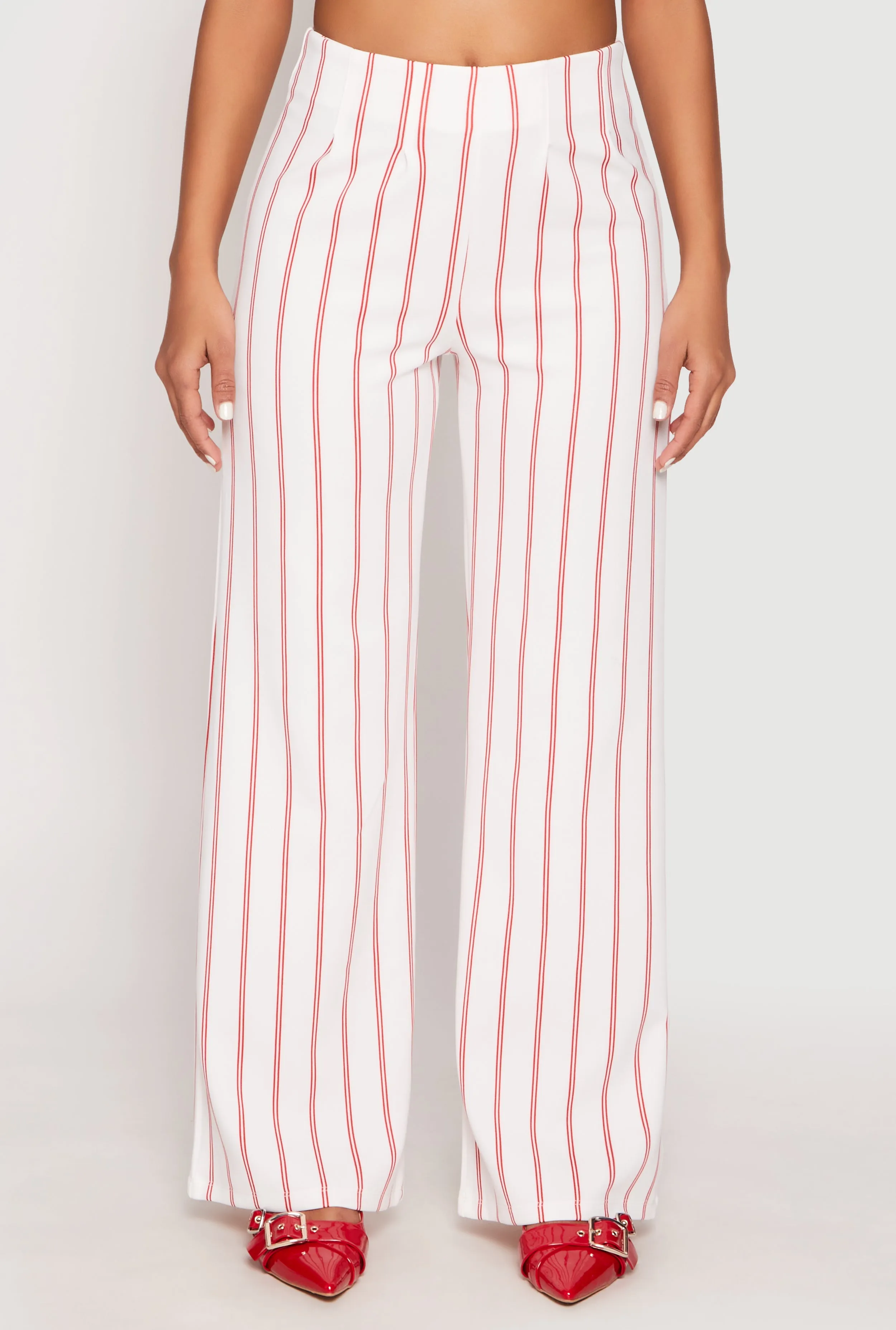 Striped High Waisted Dress Pants sold by Rainbow product image thumbnail 2