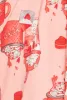 Plus Size Milkshake Print Cami Nightgown with Robe sold by Rainbow