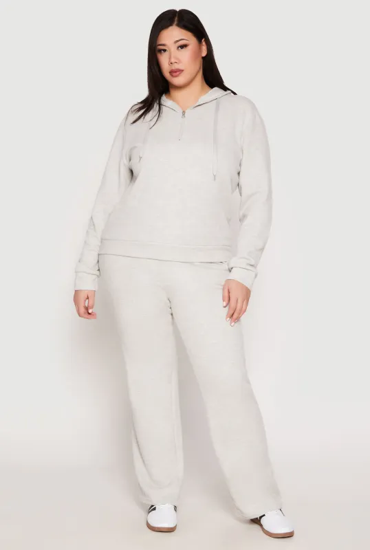 Plus Size Ribbed Knit Sweatshirt sold by Rainbow