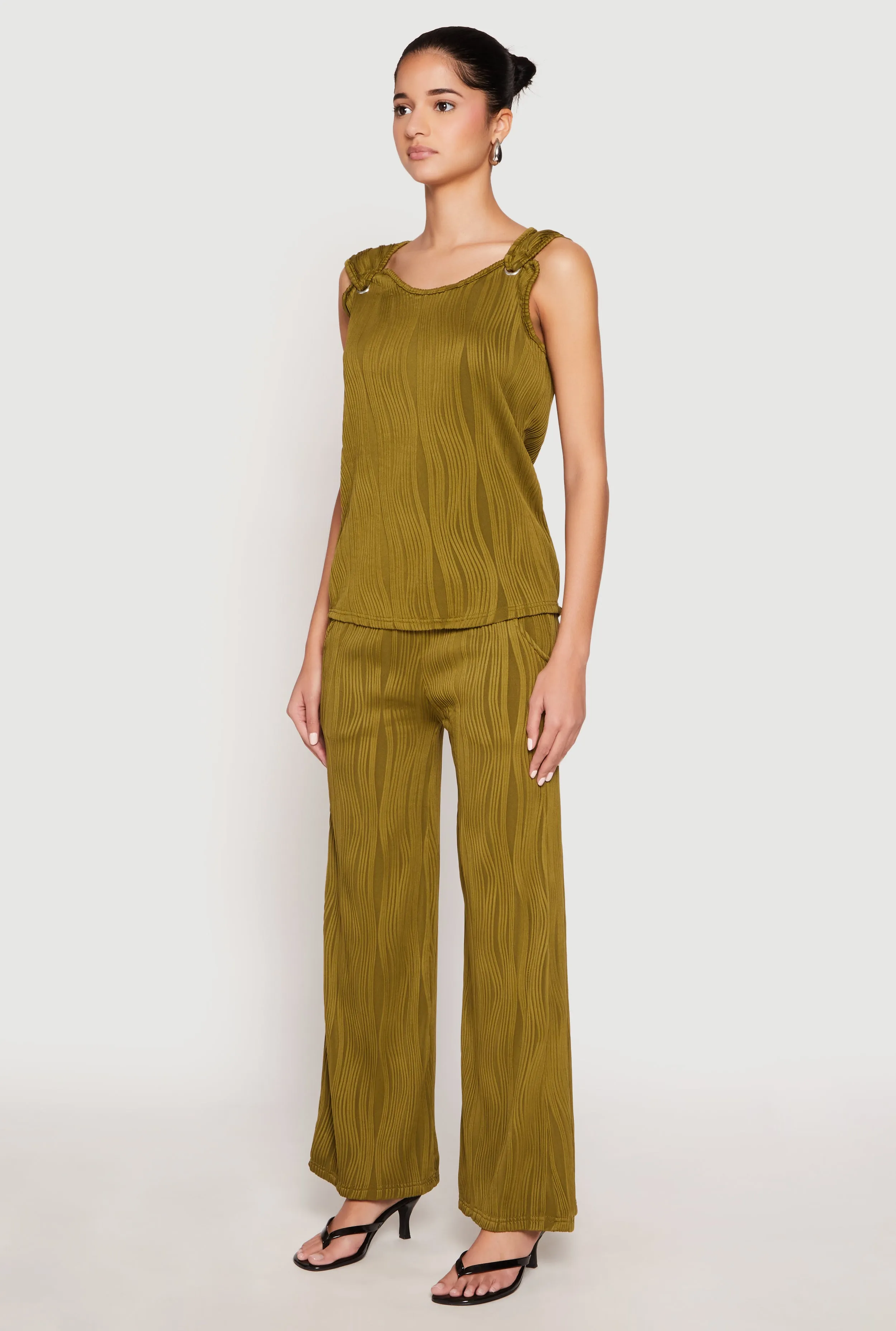 Textured Knit Scoop Neck Blouse sold by Rainbow product image thumbnail 3