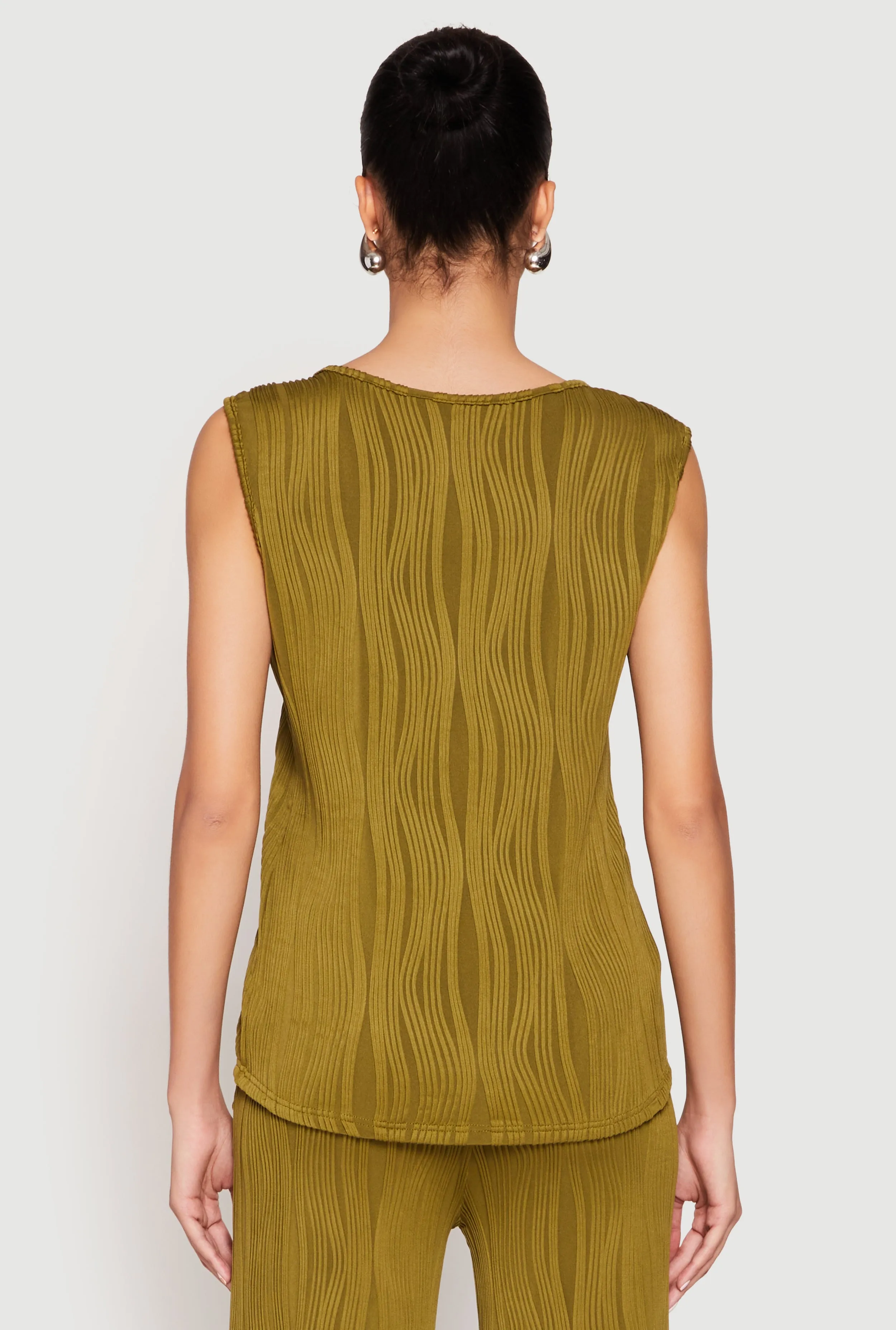 Textured Knit Scoop Neck Blouse sold by Rainbow product image thumbnail 5