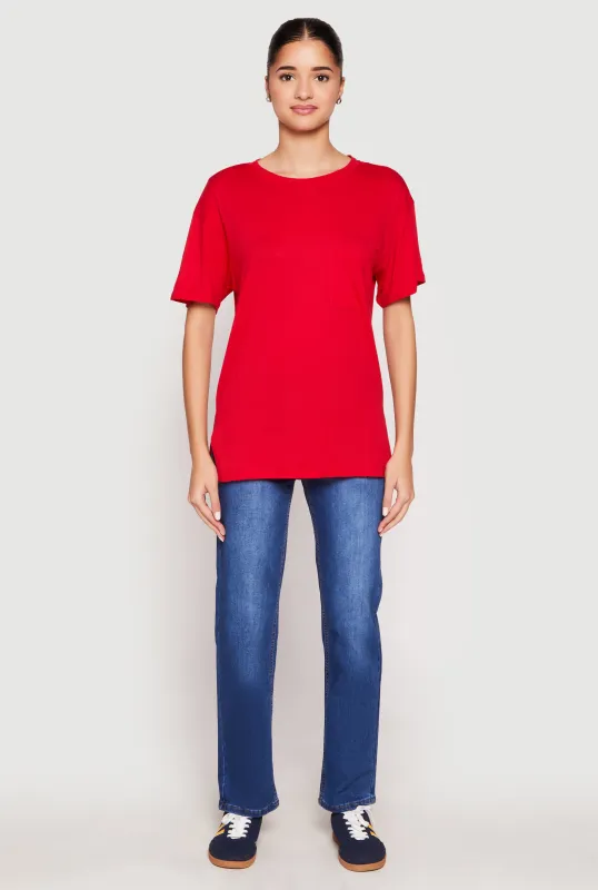 Side Slit Pocket T Shirt sold by Rainbow