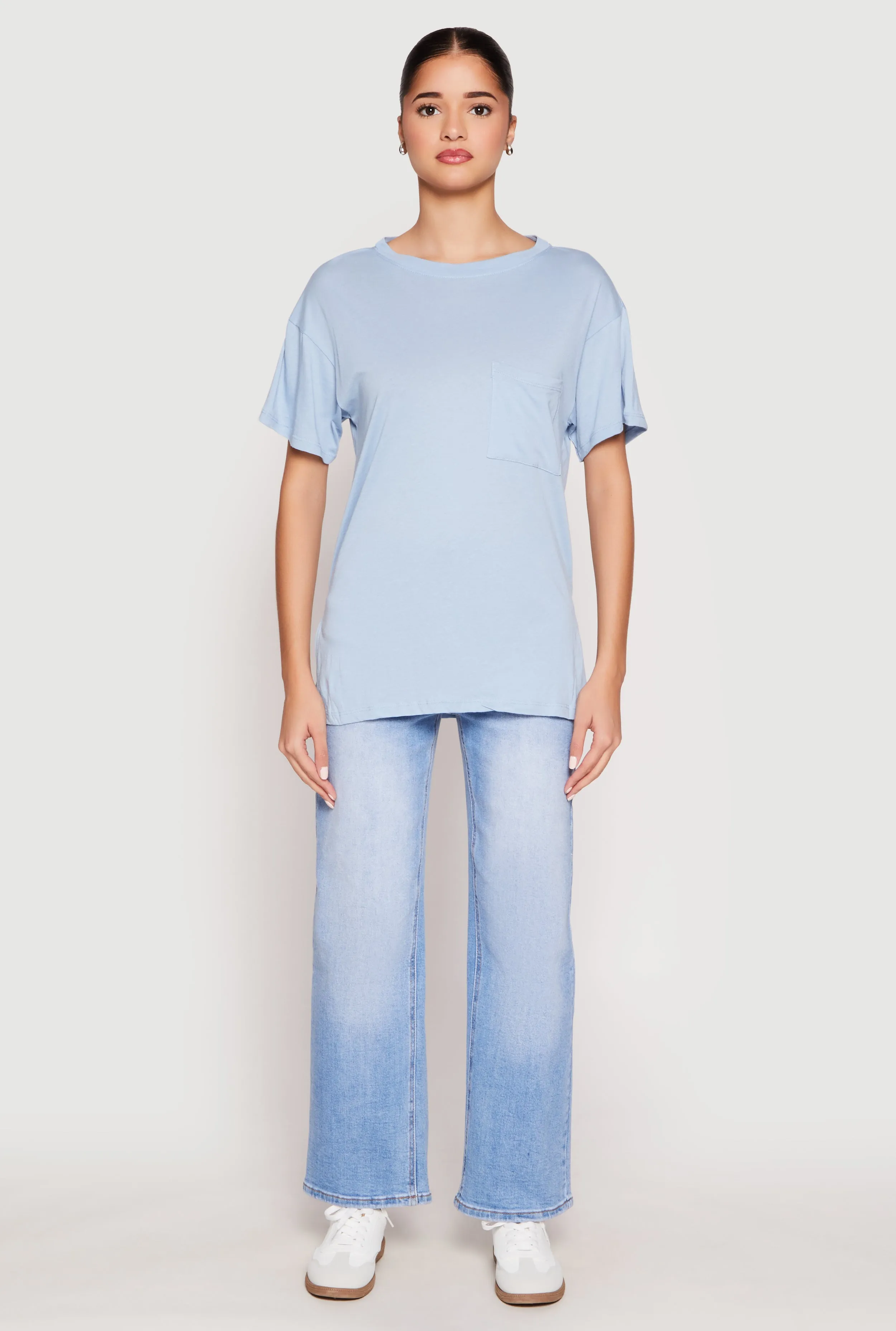 Side Slit Pocket T Shirt sold by Rainbow