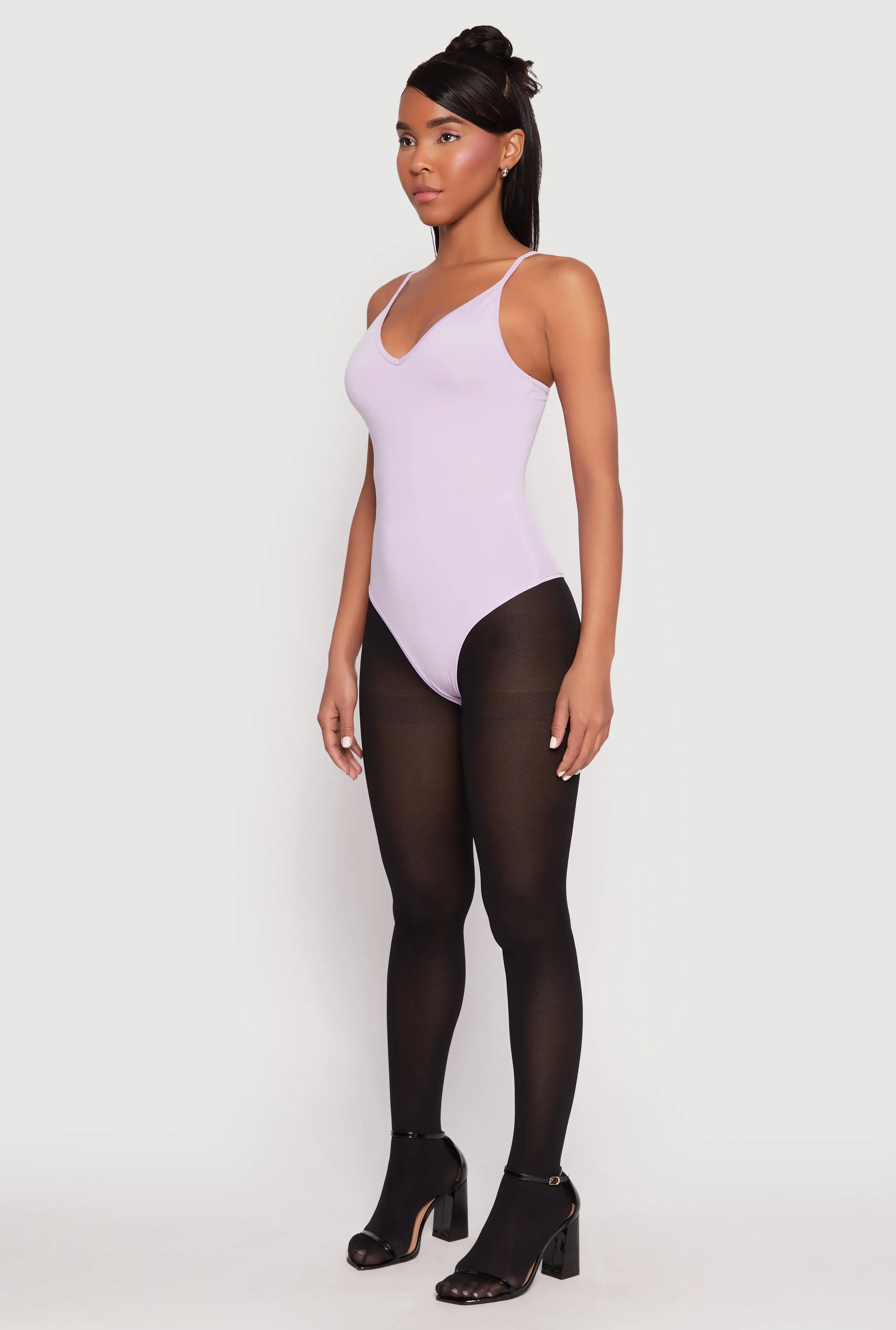 Daisy V Neck Cami Thong Bodysuit sold by Rainbow product image thumbnail 3