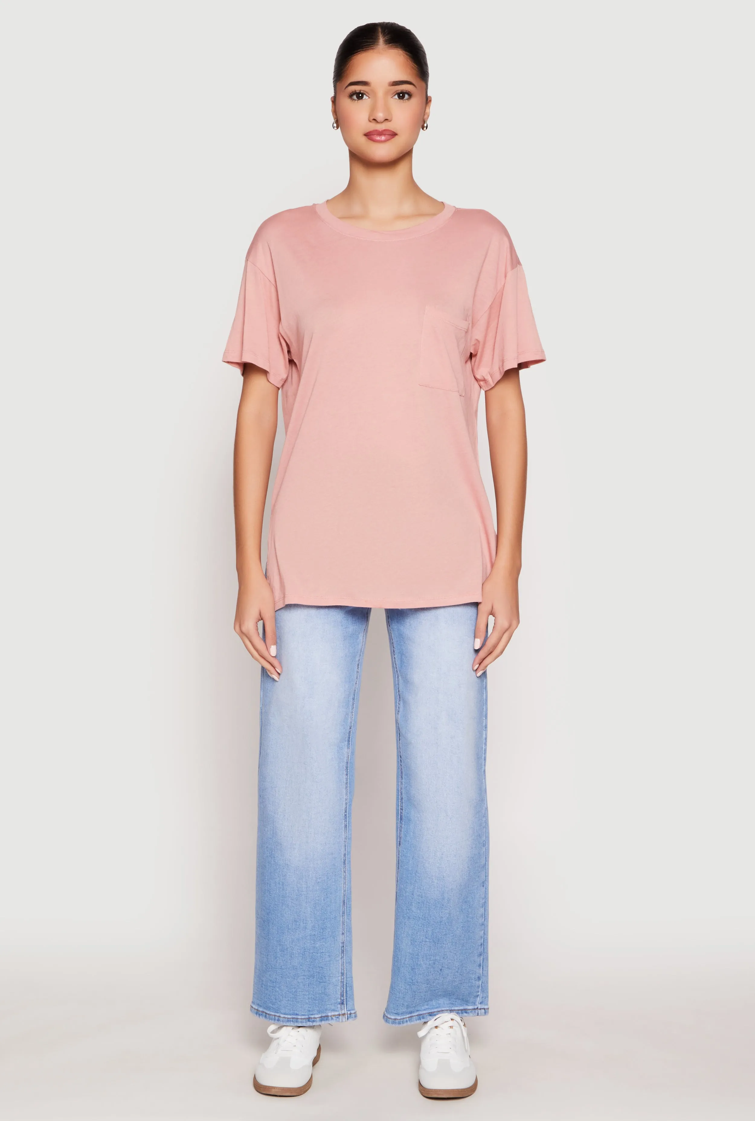 Side Slit Pocket T Shirt sold by Rainbow