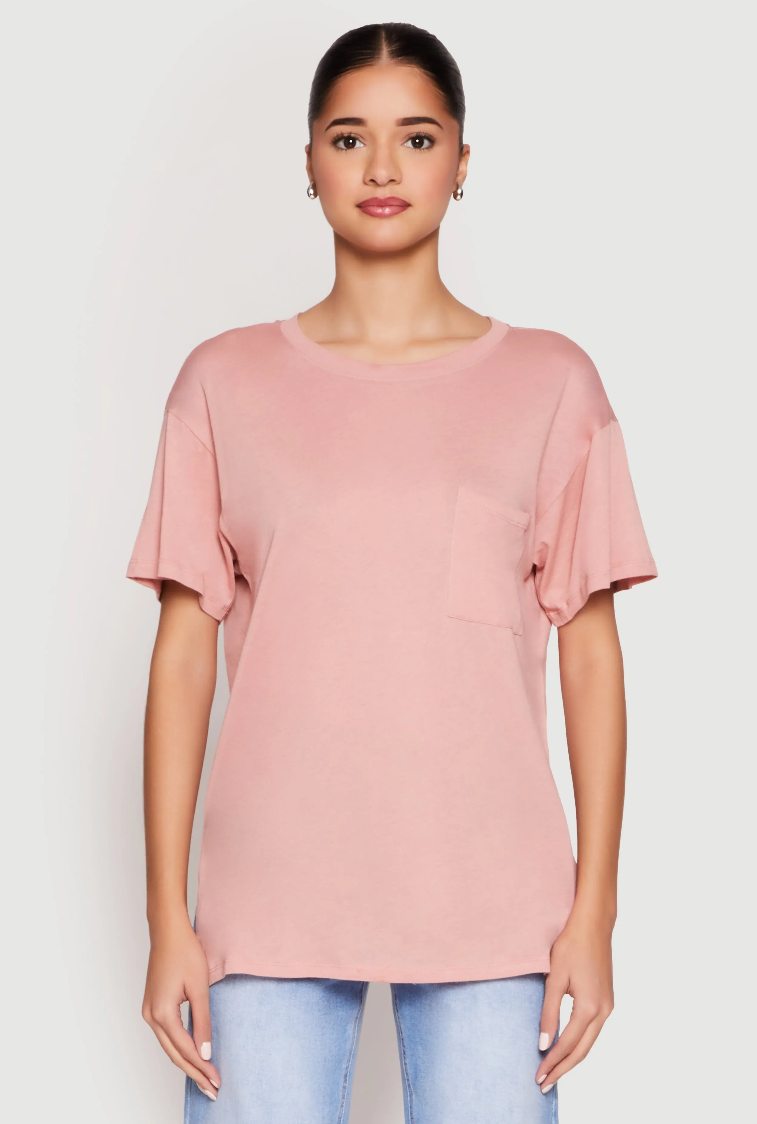 Side Slit Pocket T Shirt sold by Rainbow product image thumbnail 2