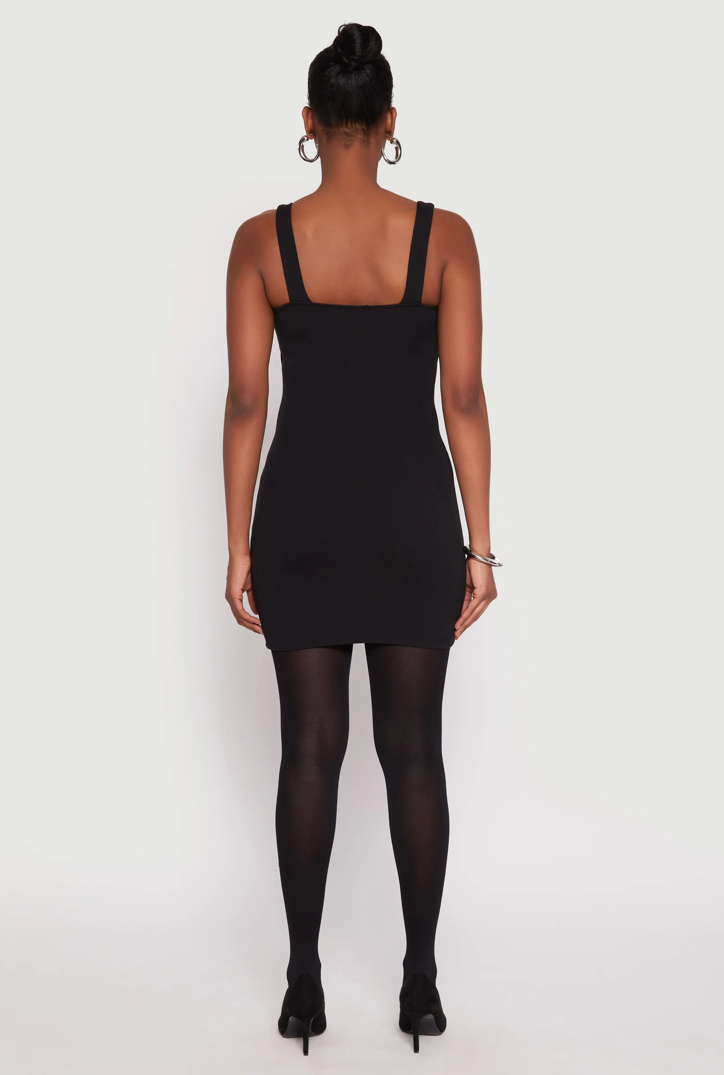 Square Neck Mini Tank Dress sold by Rainbow product image thumbnail 3