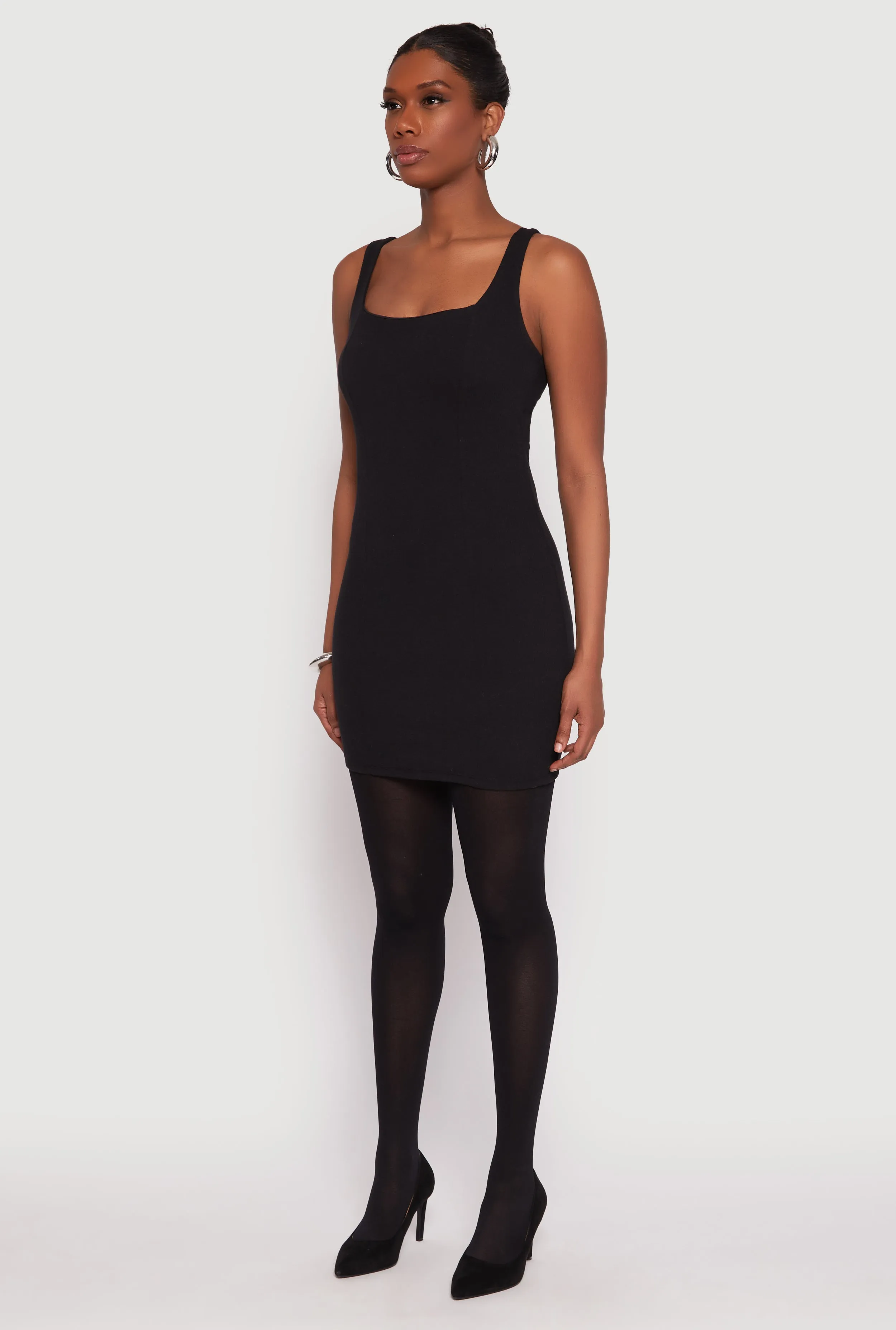 Square Neck Mini Tank Dress sold by Rainbow product image thumbnail 2