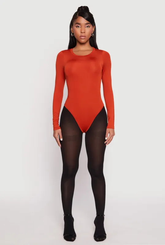 Daisy Long Sleeve Crew Neck Bodysuit sold by Rainbow