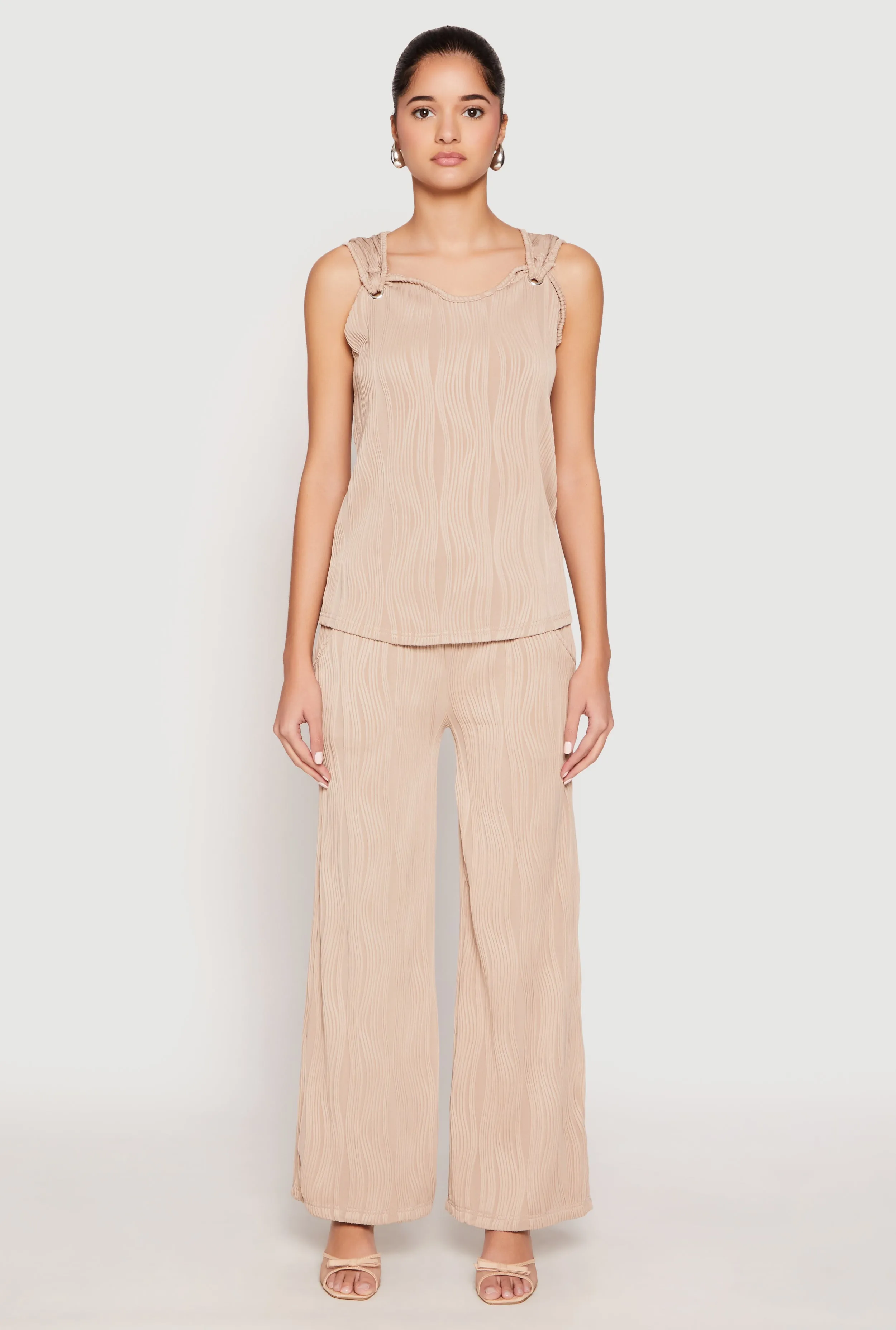 Textured Knit Scoop Neck Blouse sold by Rainbow product image thumbnail 2