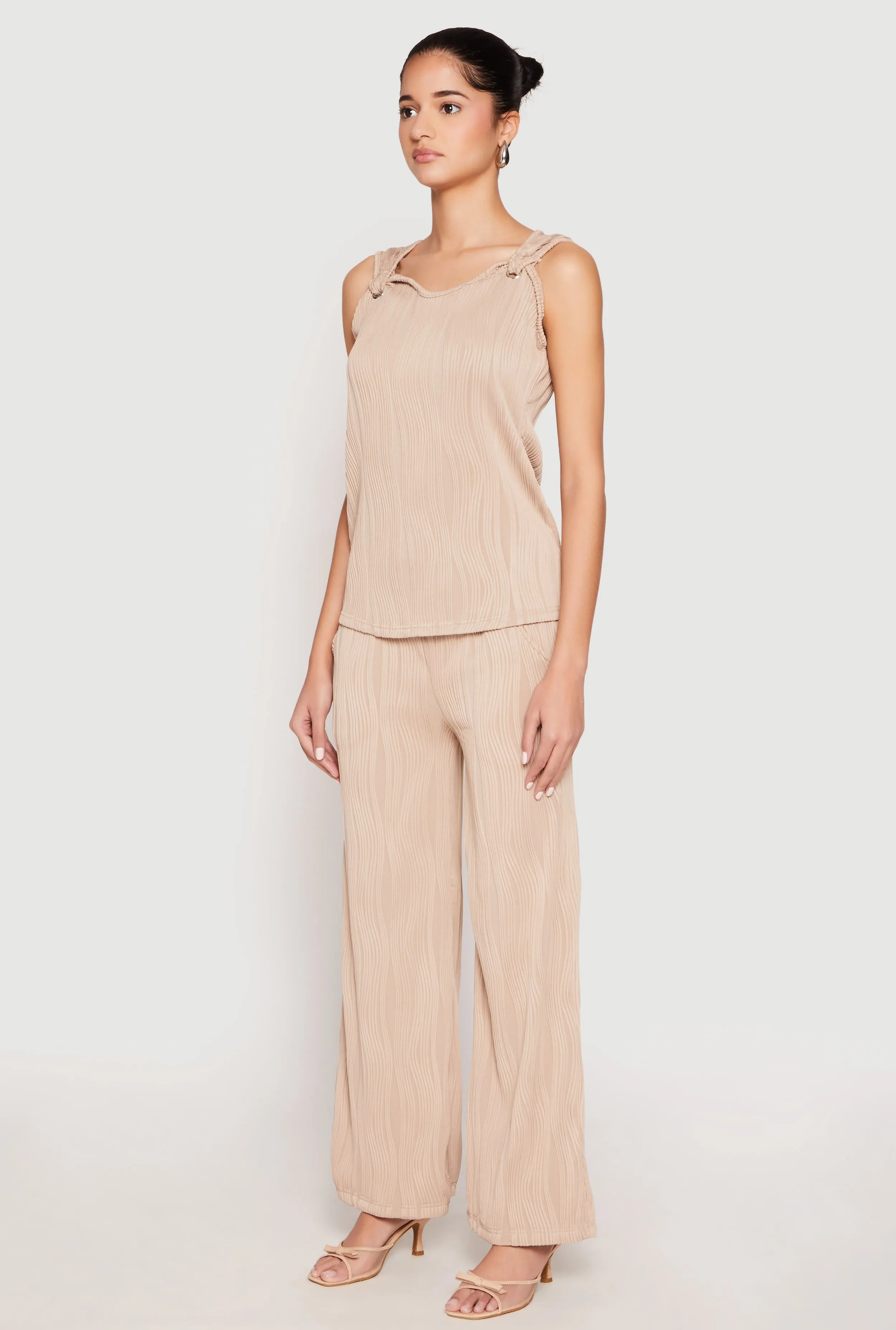 Textured Knit Scoop Neck Blouse sold by Rainbow product image thumbnail 3