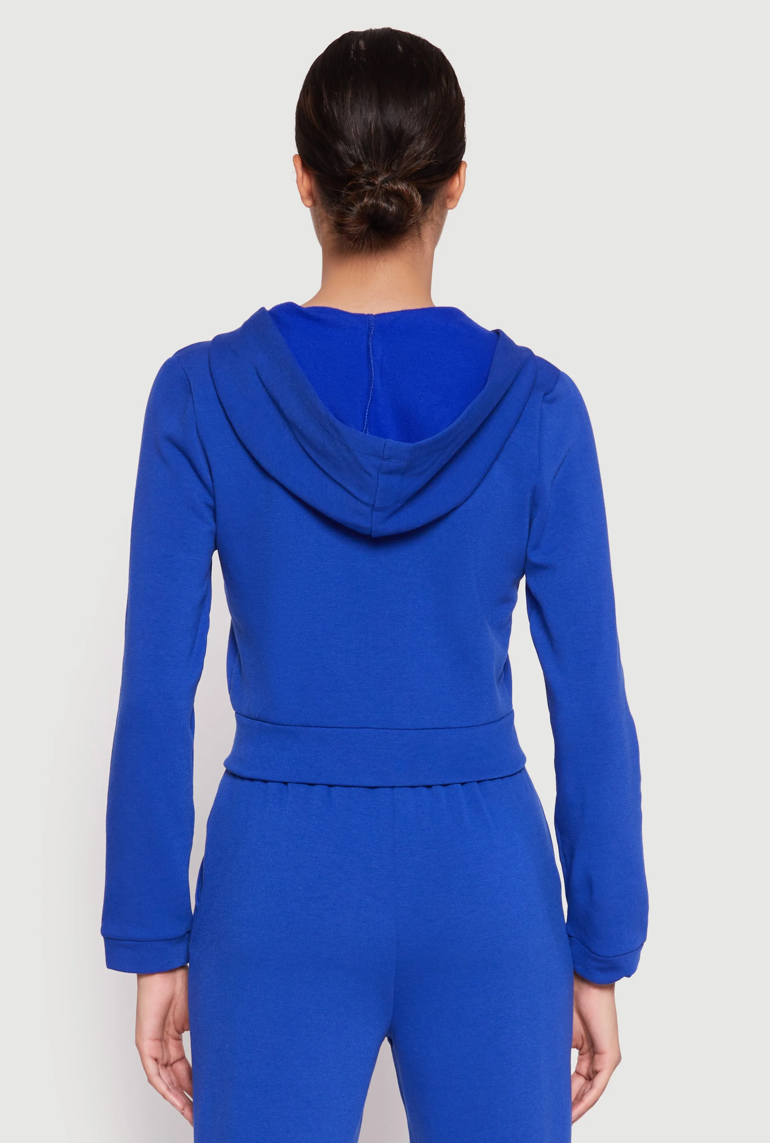 Iris Zip Front Cropped Hoodie sold by Rainbow product image thumbnail 5