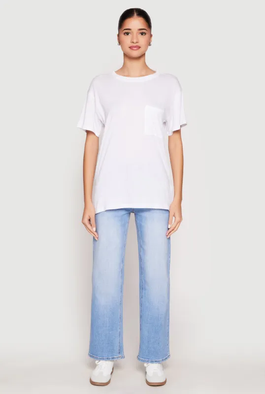 Side Slit Pocket T Shirt sold by Rainbow