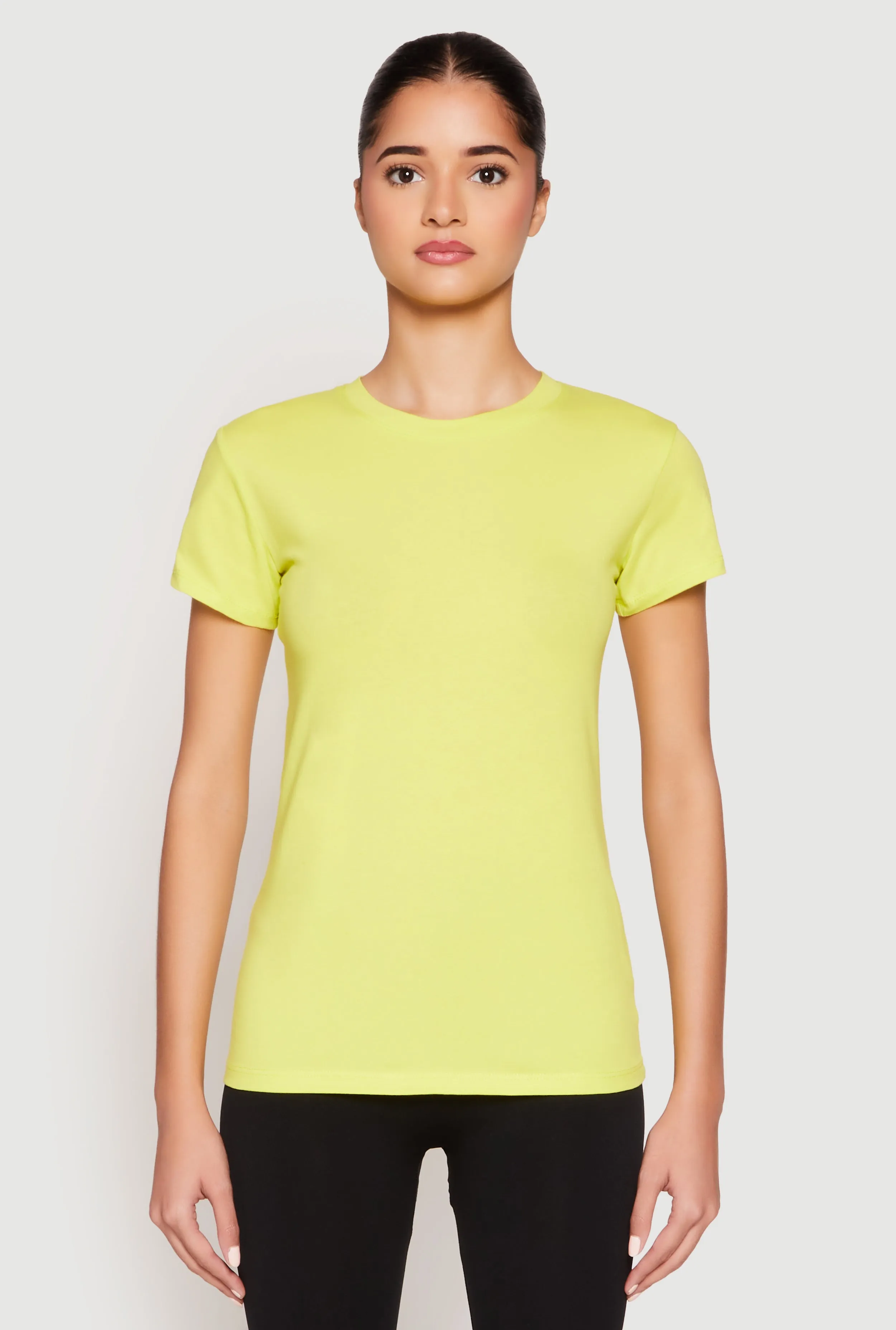 High Neck Short Sleeve Tee sold by Rainbow product image thumbnail 2