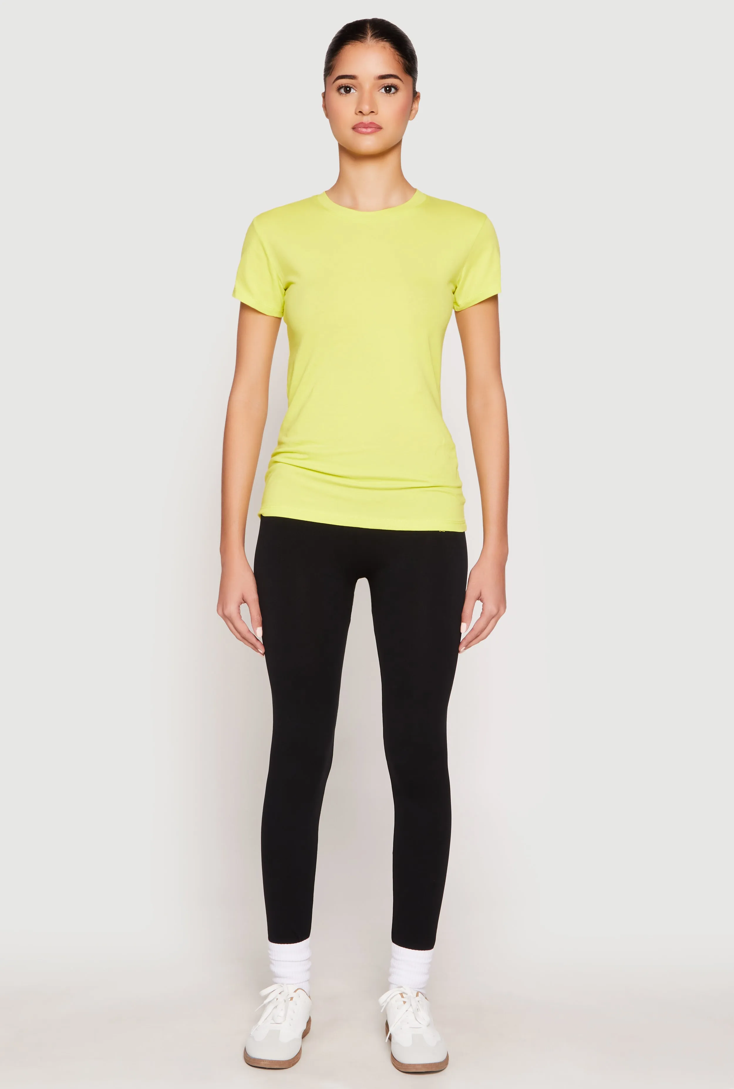 High Neck Short Sleeve Tee sold by Rainbow