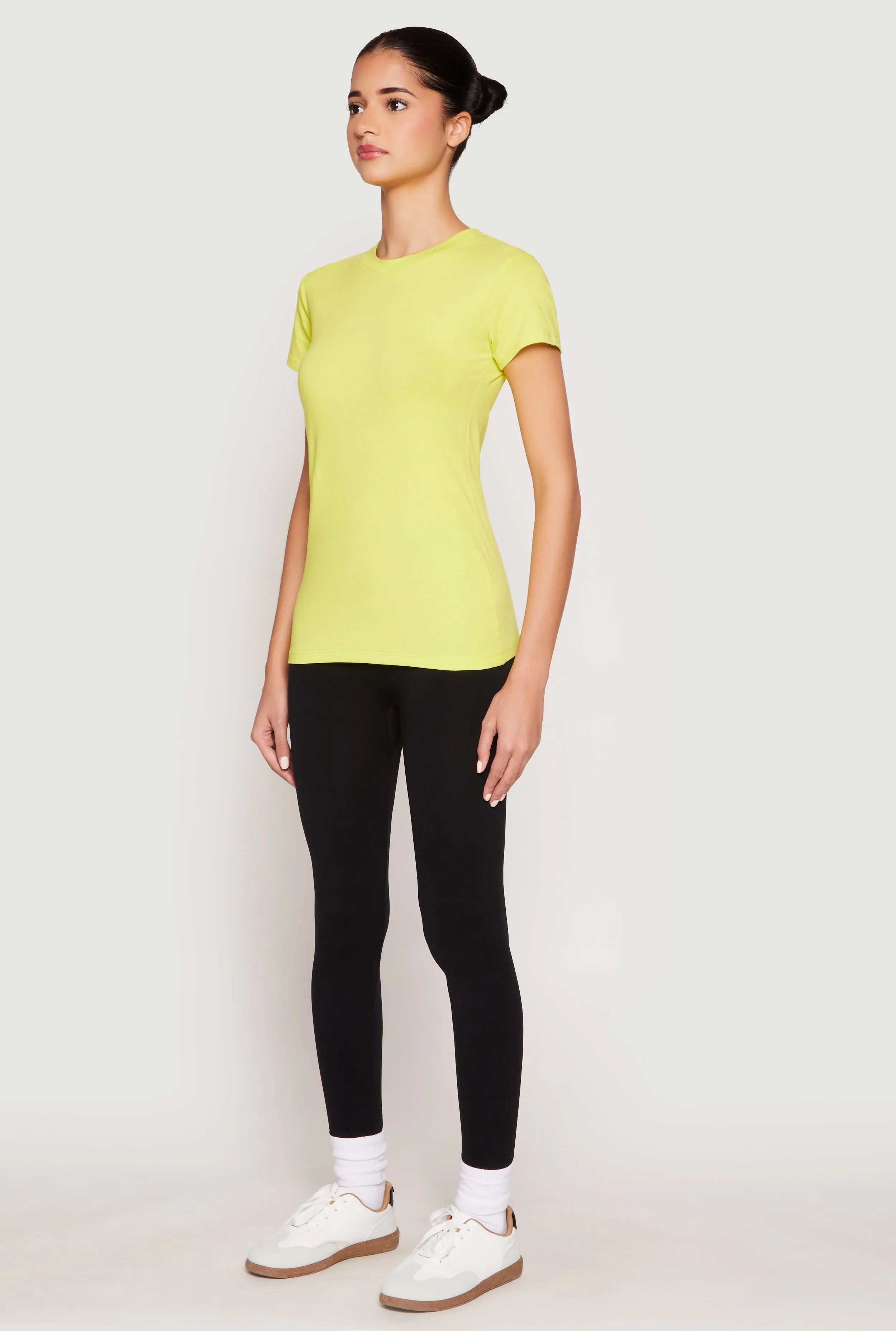 High Neck Short Sleeve Tee sold by Rainbow product image thumbnail 3