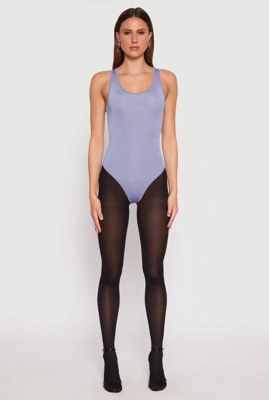 Daisy Scoop Neck Thong Bodysuit sold by Rainbow